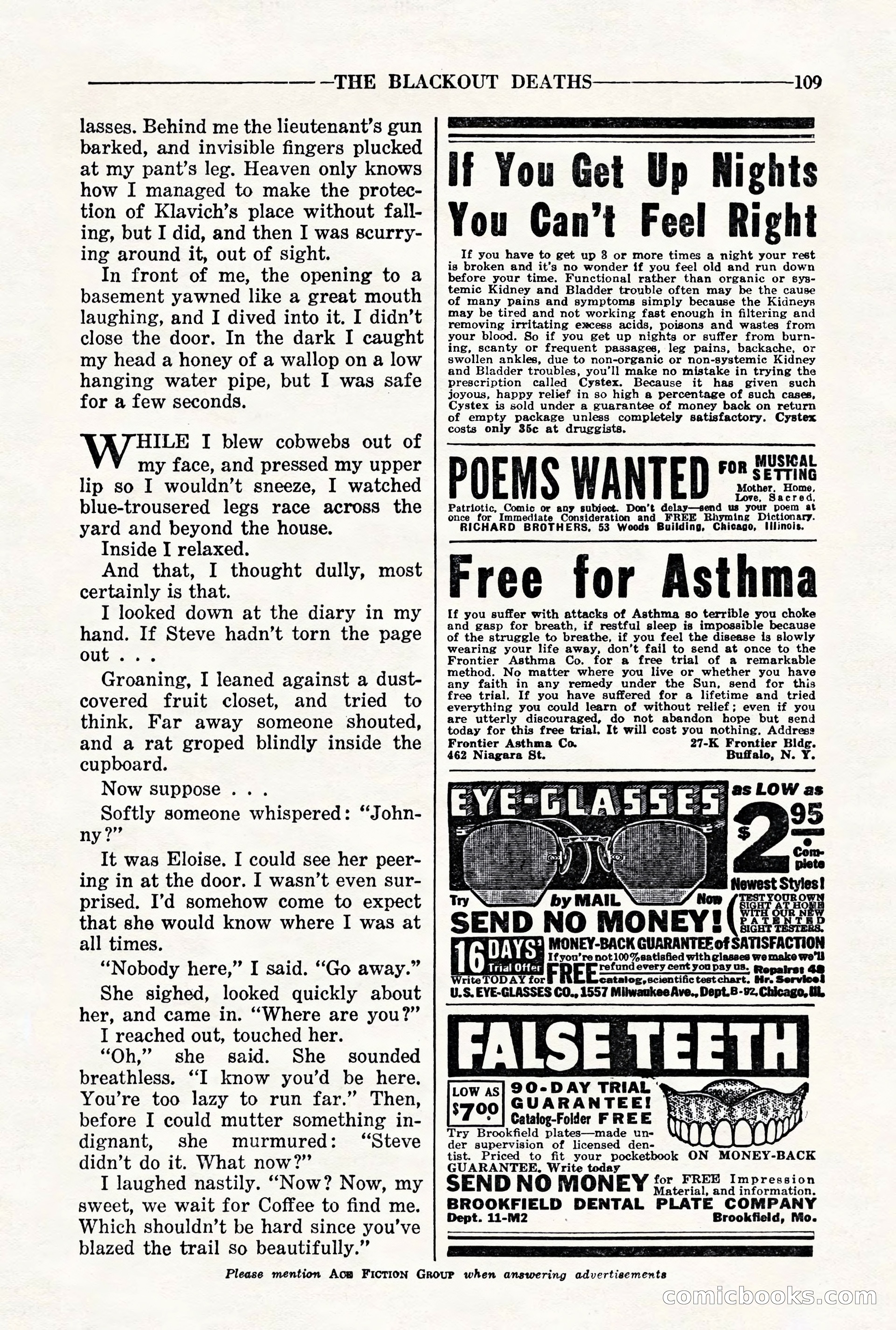 10-Story Detective, November 1942 — page 111 of 116