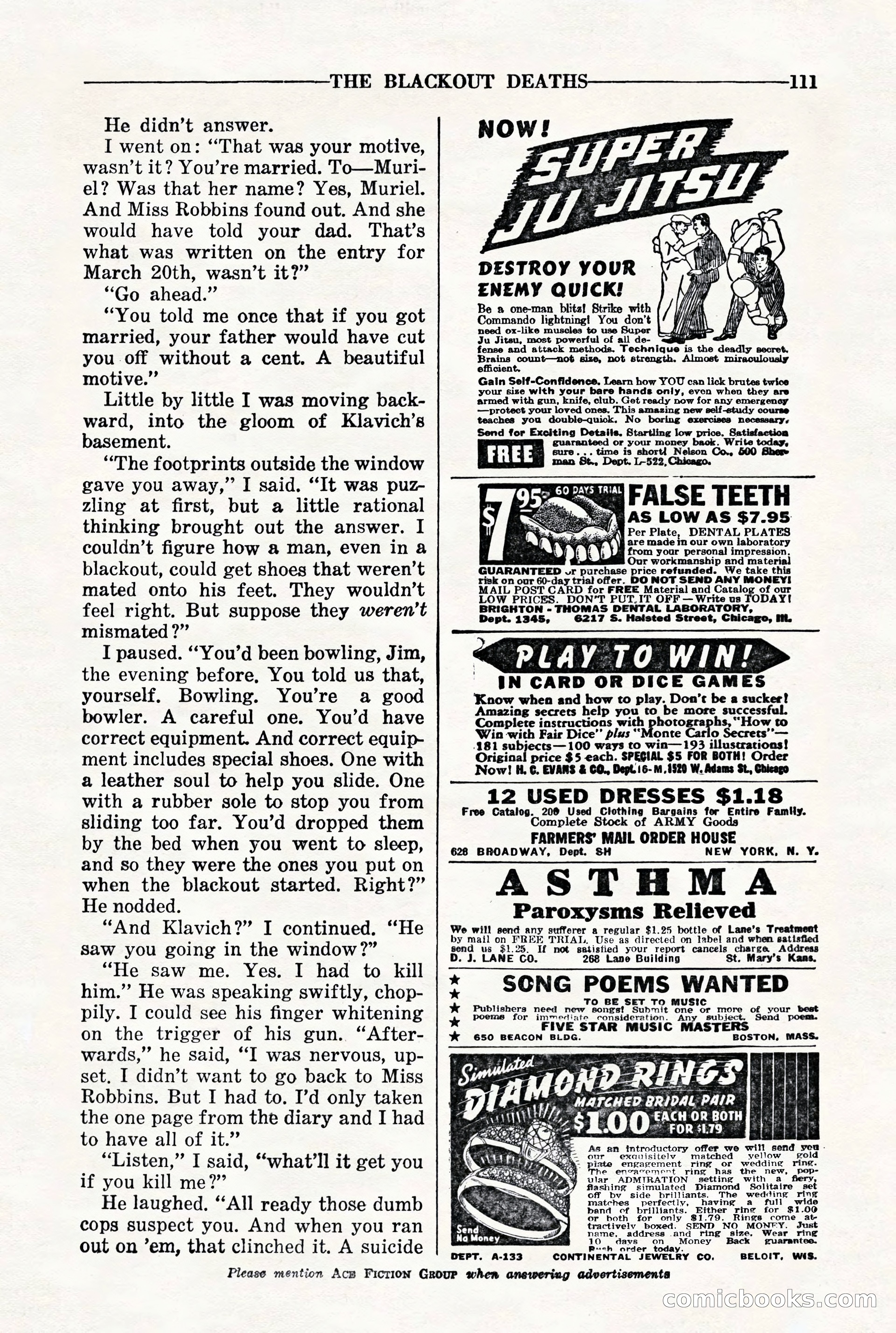 10-Story Detective, November 1942 — page 113 of 116