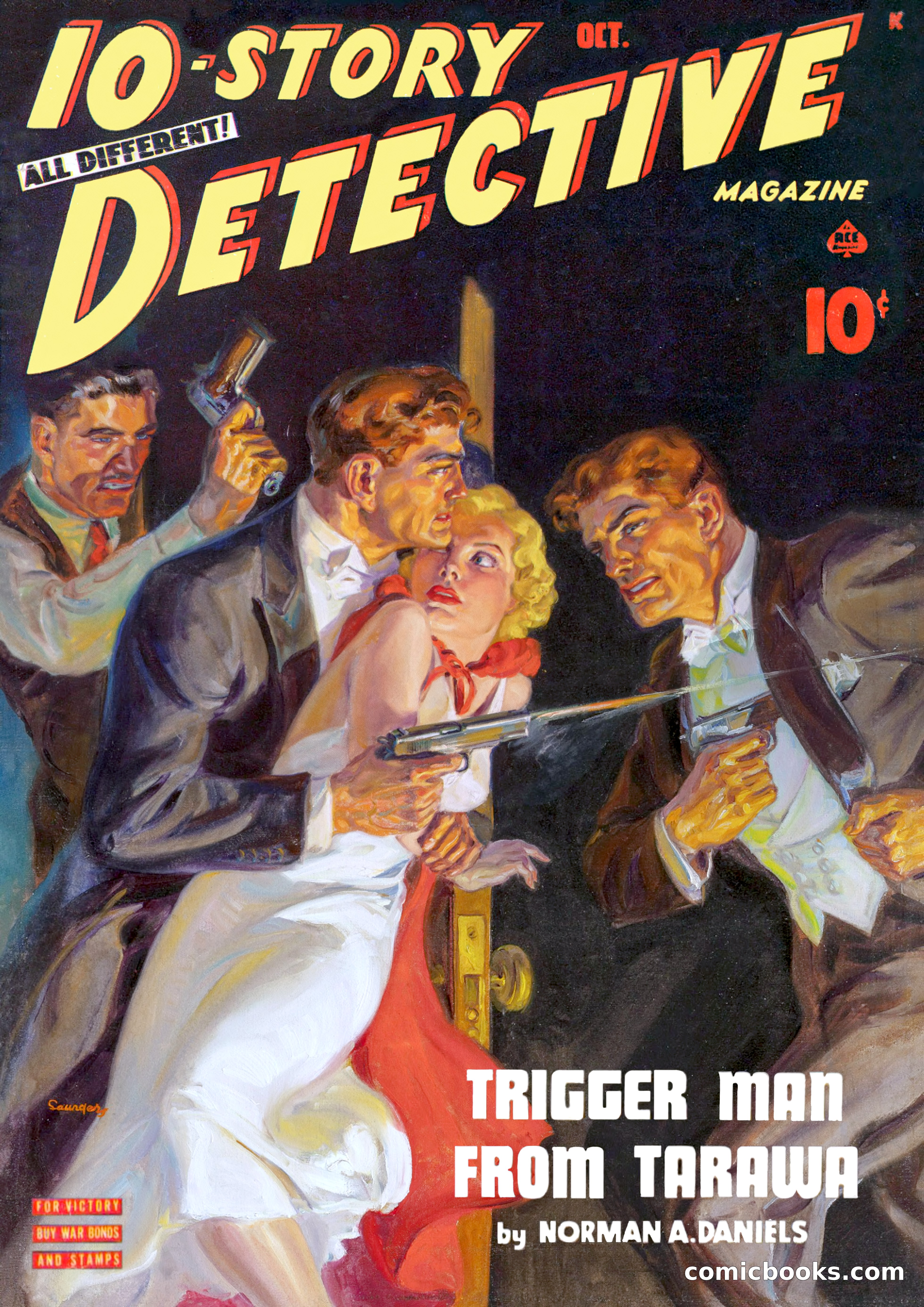 10-Story Detective Magazine Cover — page 1 of 84