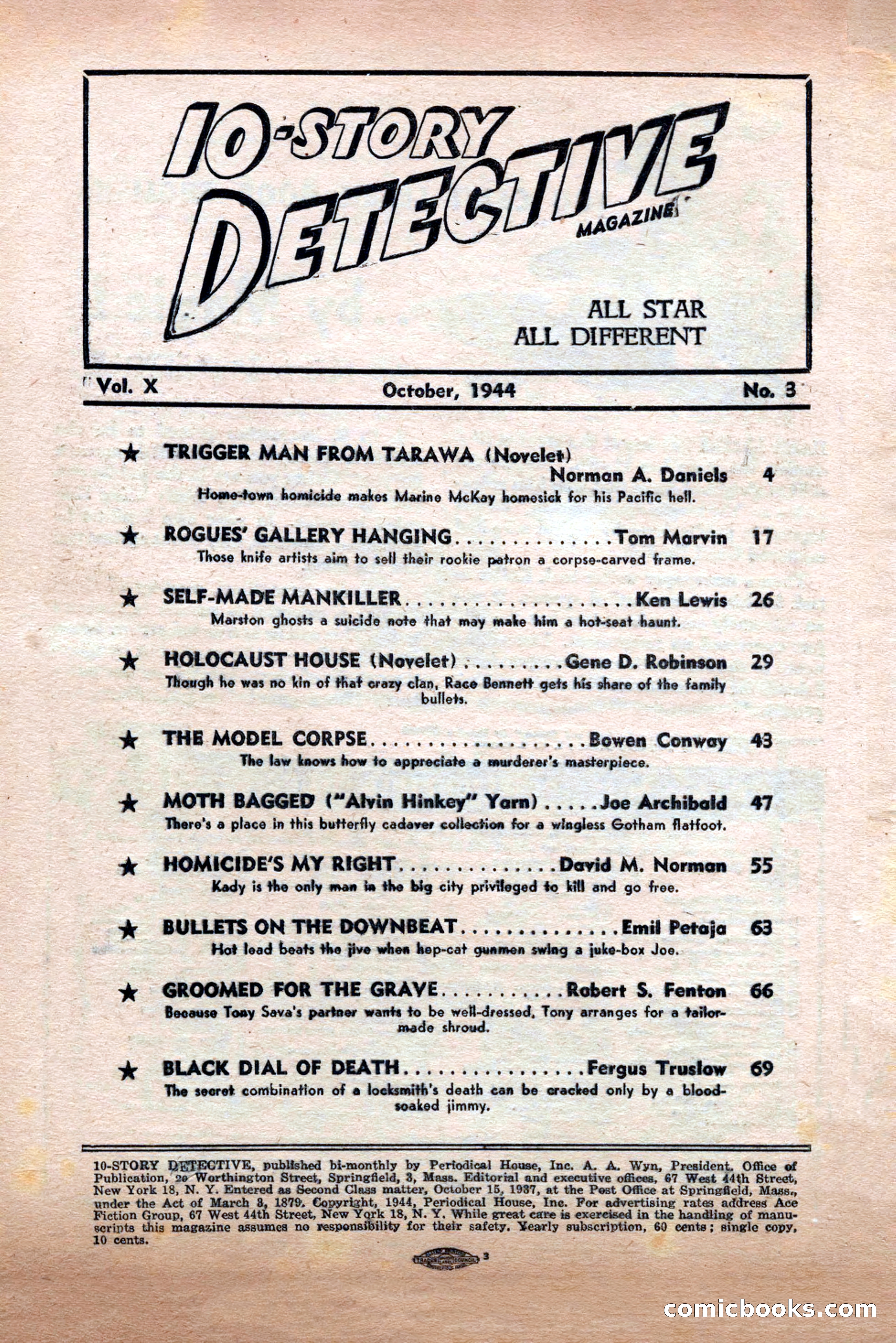 10-Story Detective Magazine Cover — page 4 of 84