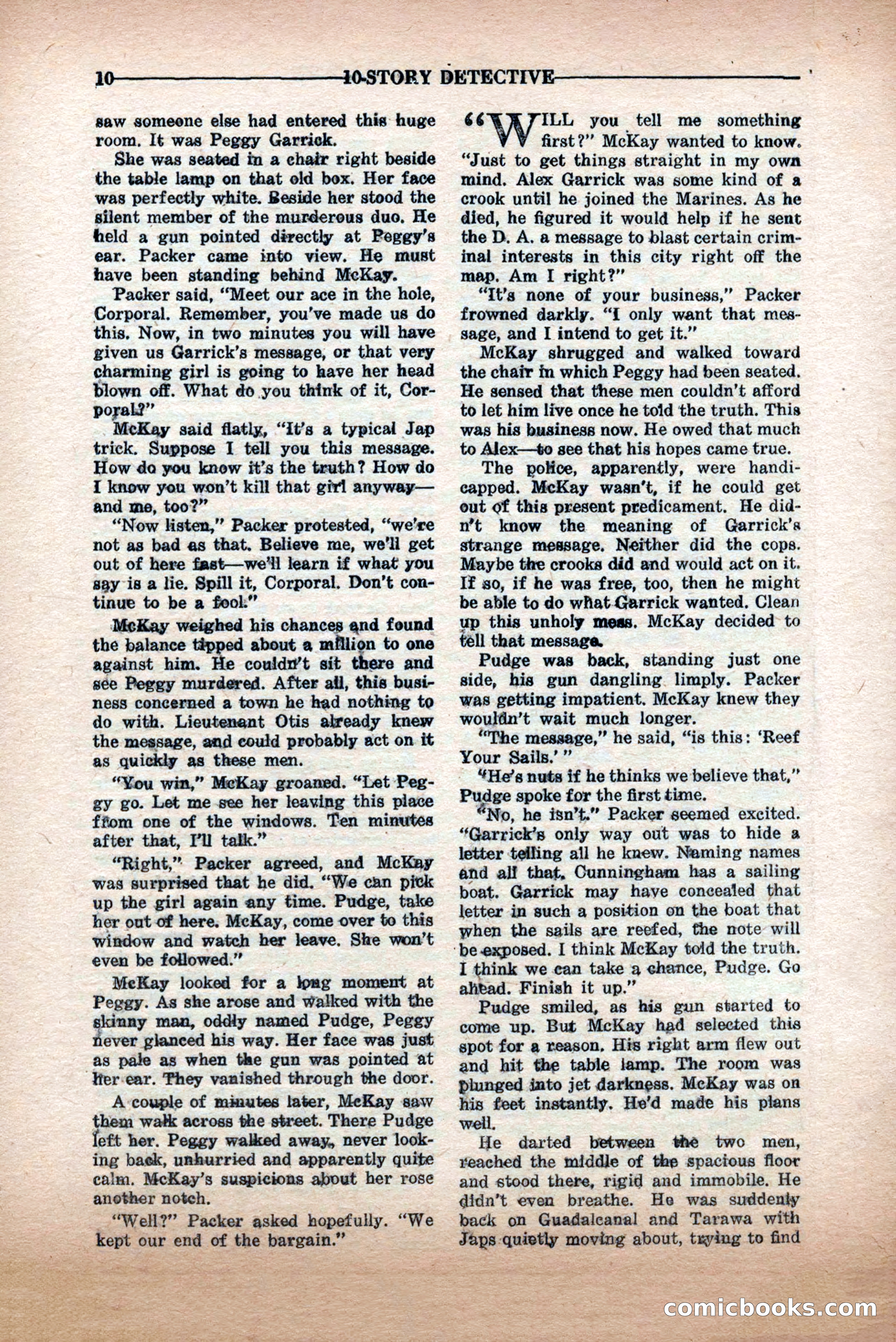 10-Story Detective Magazine Cover — page 12 of 84