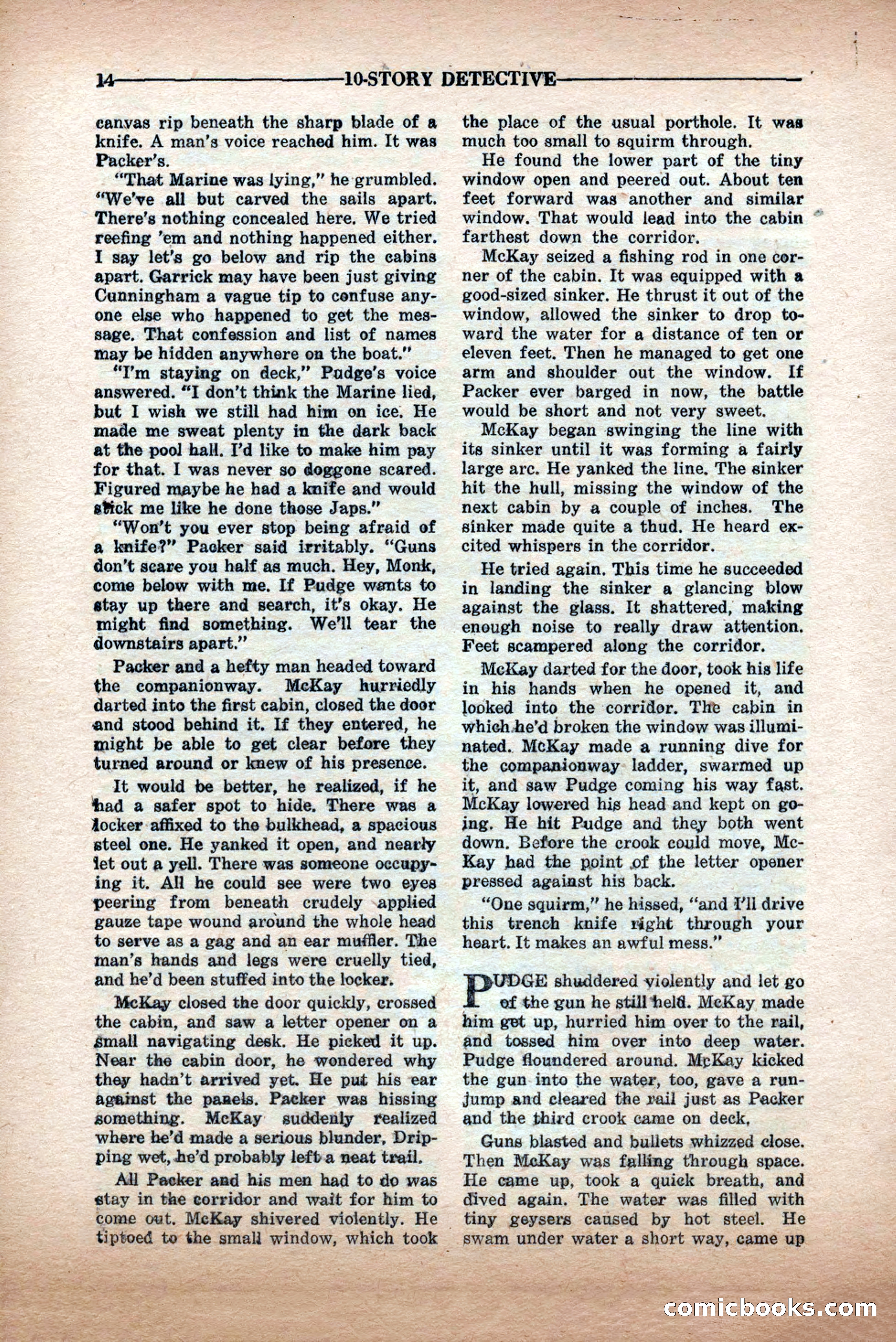 10-Story Detective Magazine Cover — page 16 of 84