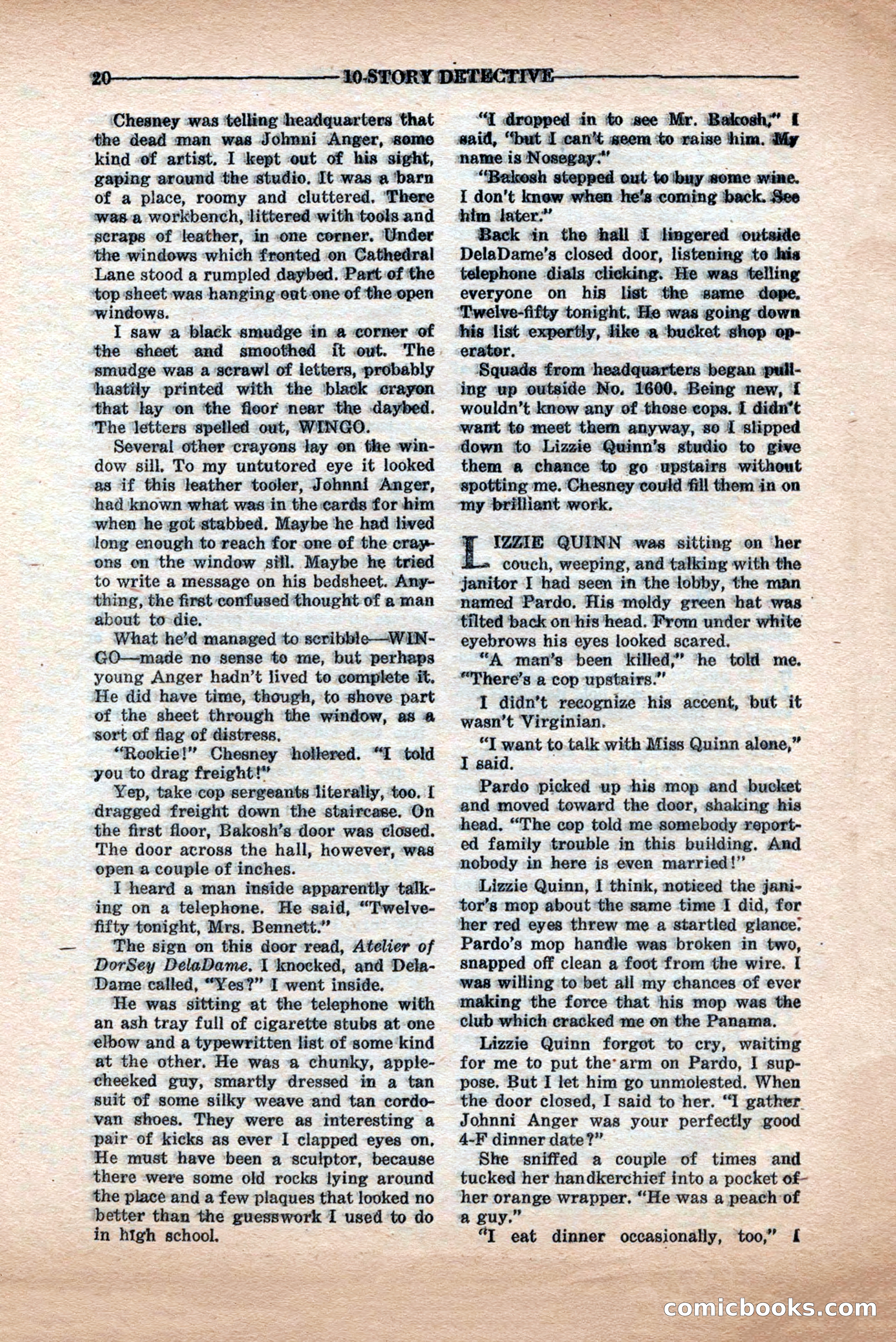10-Story Detective Magazine Cover — page 22 of 84