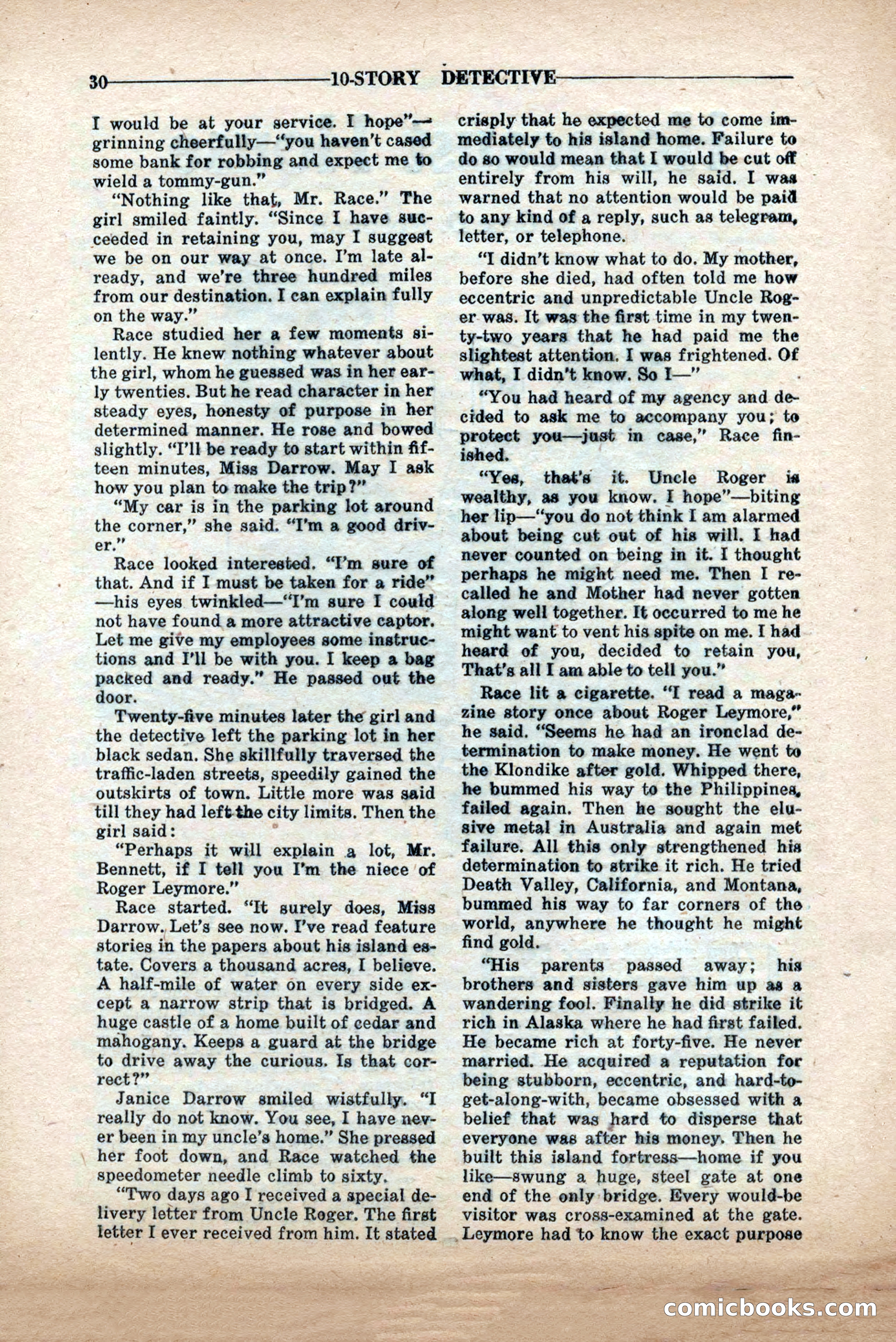 10-Story Detective Magazine Cover — page 32 of 84