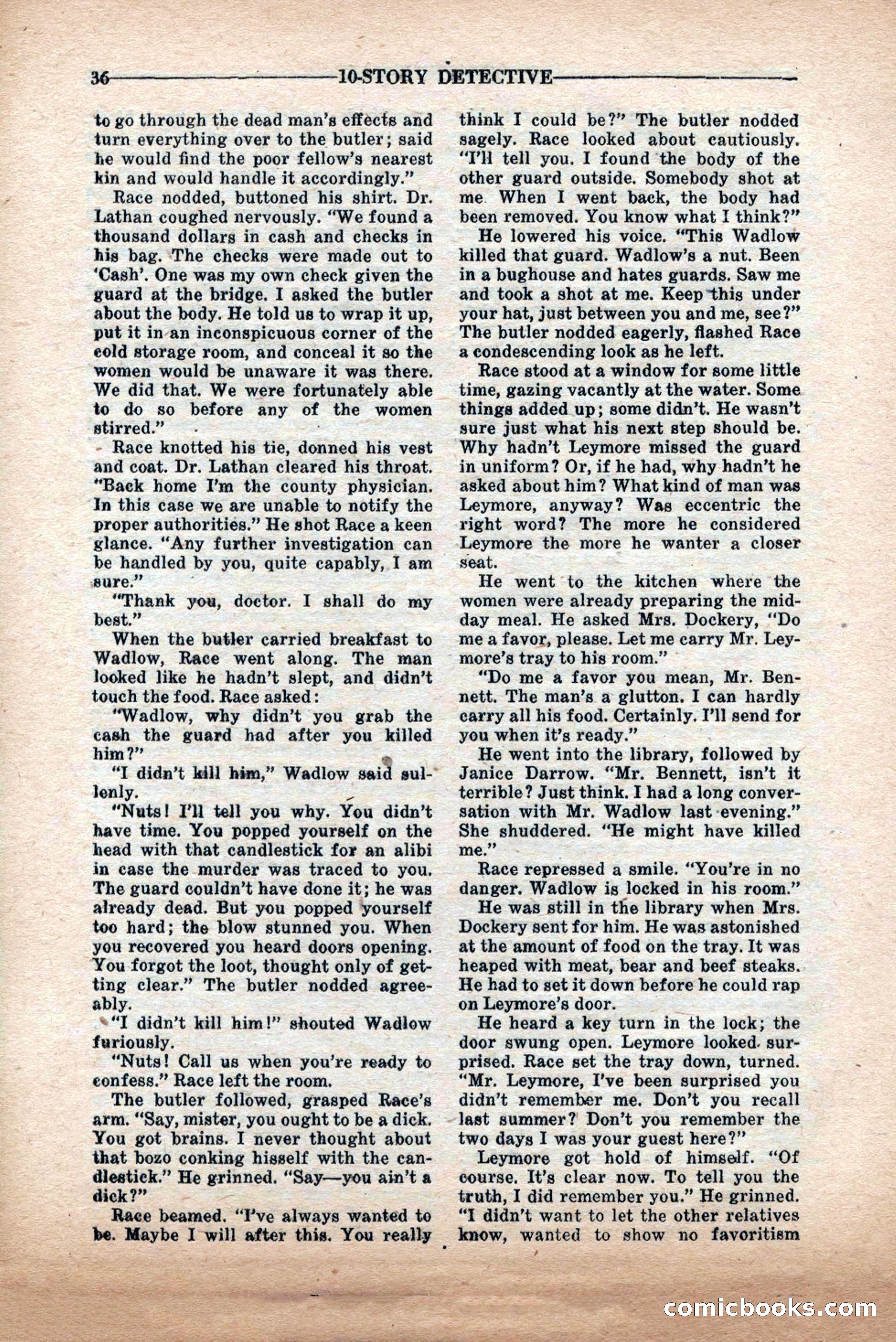 10-Story Detective Magazine Cover — page 38 of 84