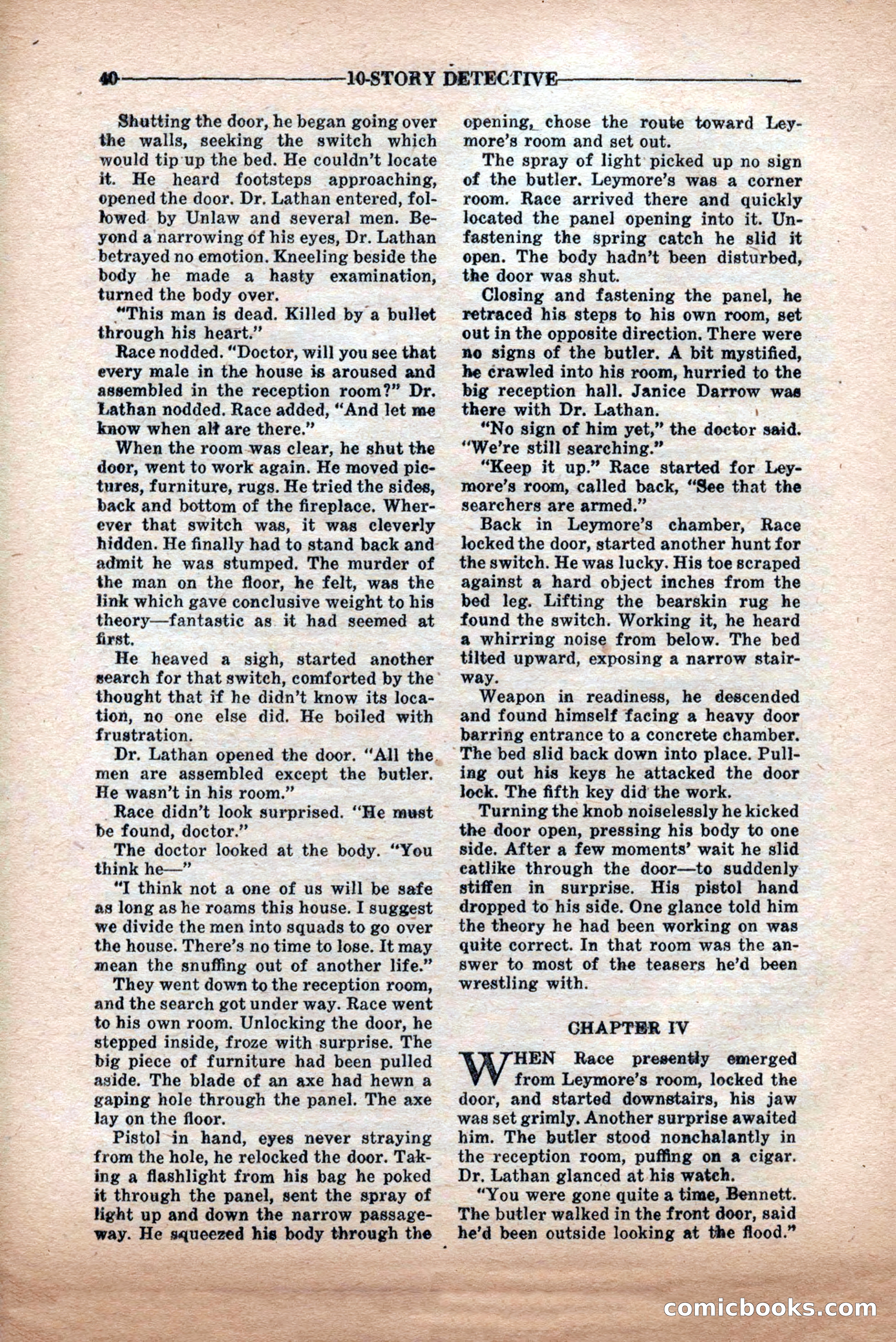 10-Story Detective Magazine Cover — page 42 of 84