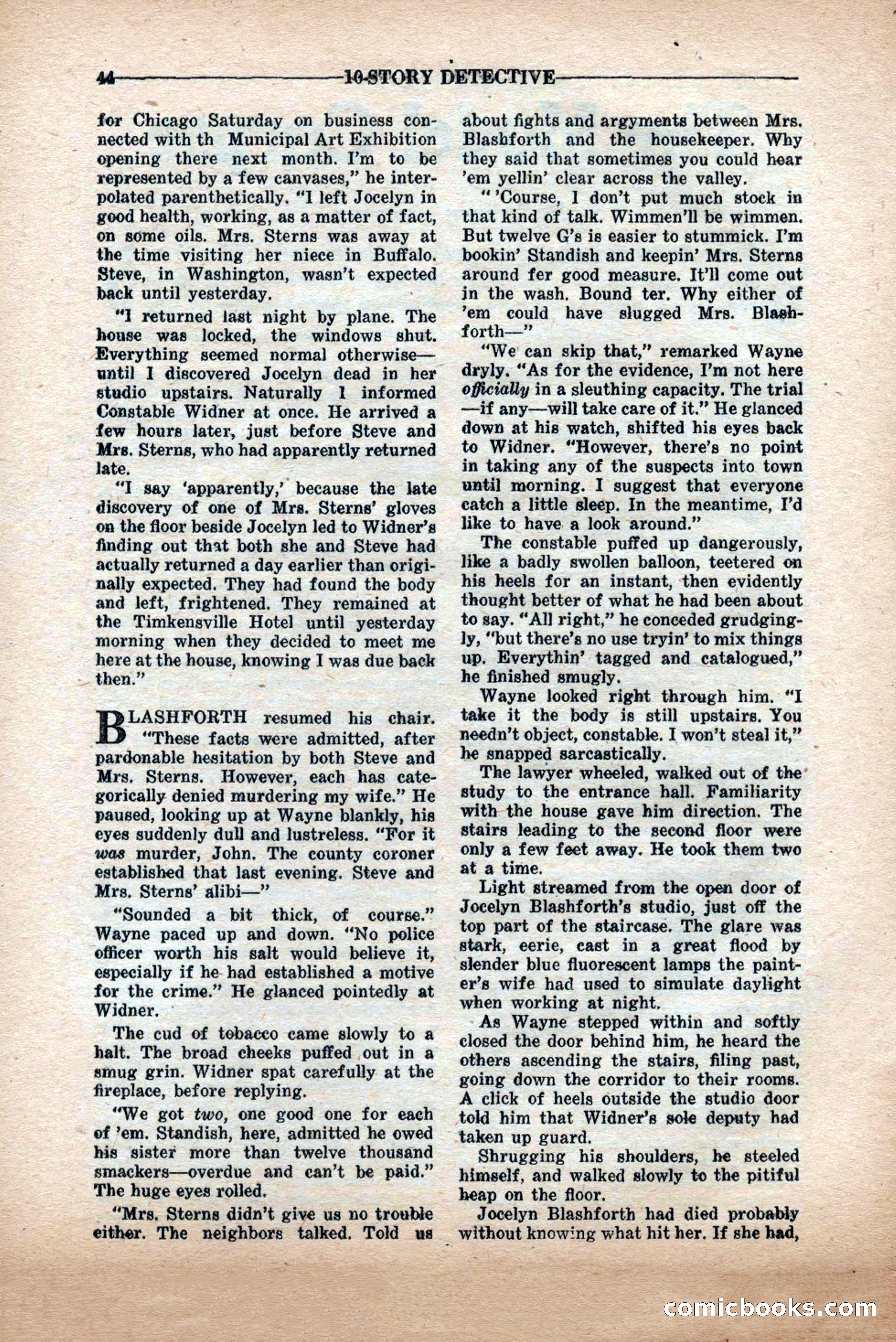 10-Story Detective Magazine Cover — page 46 of 84