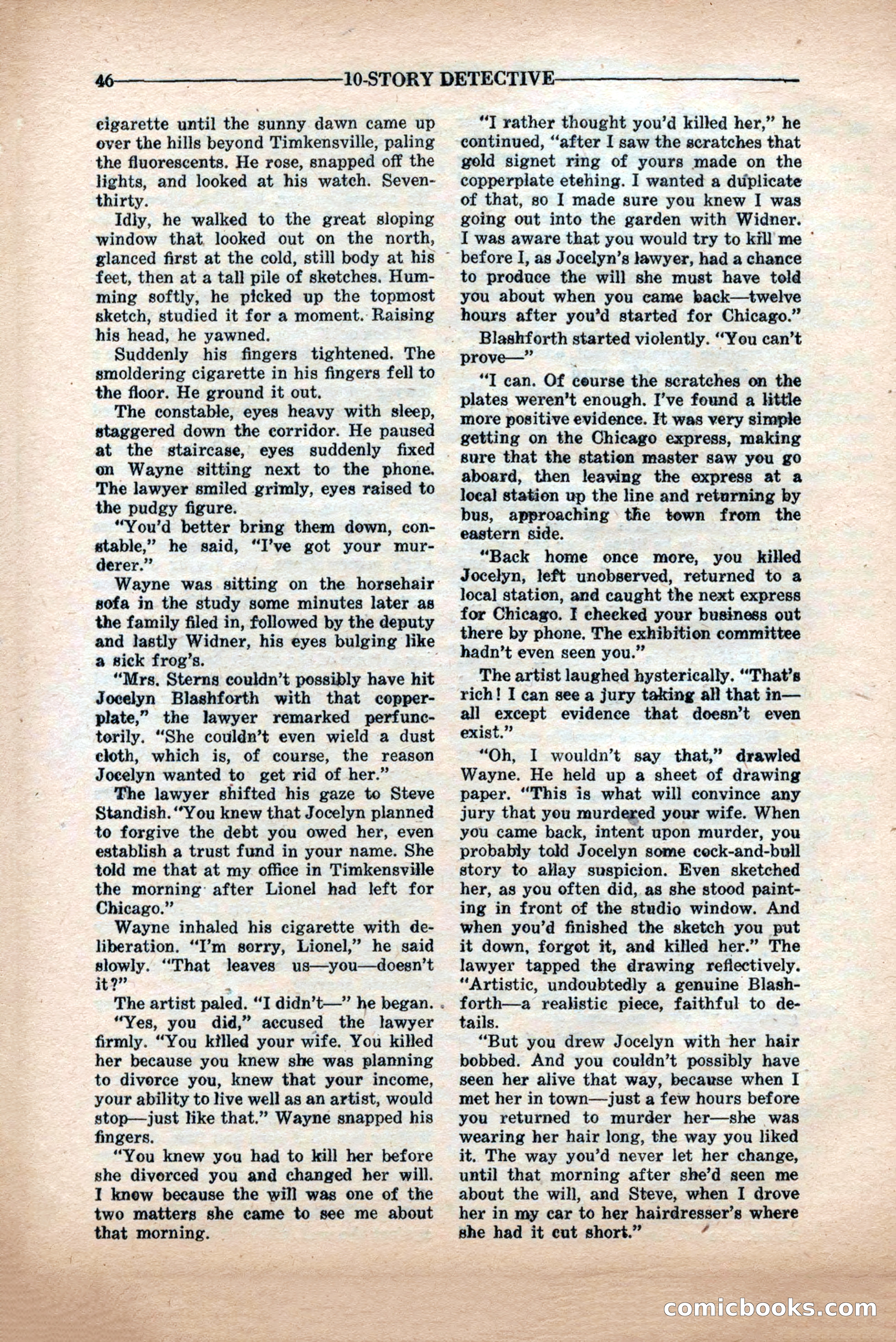 10-Story Detective Magazine Cover — page 48 of 84