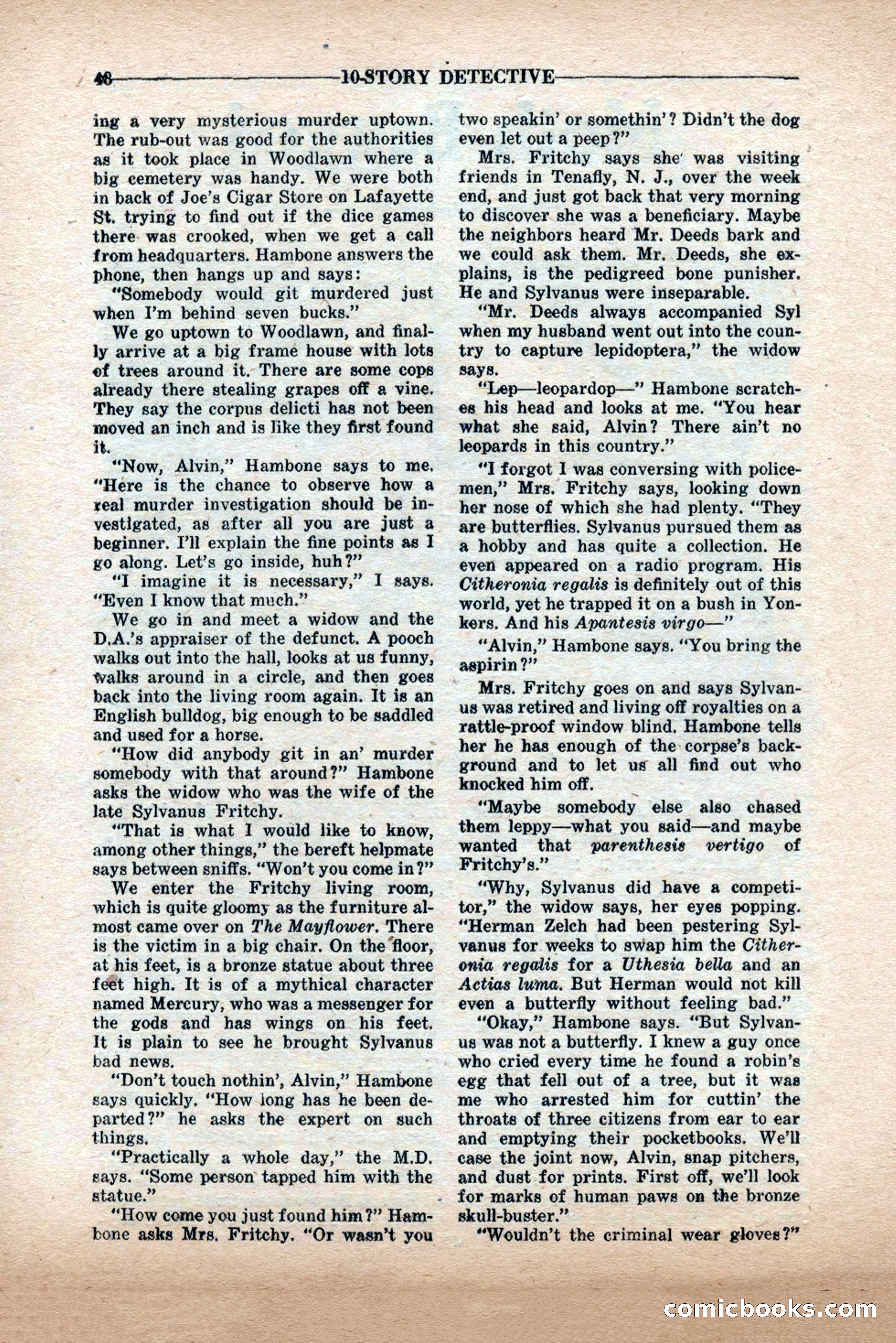 10-Story Detective Magazine Cover — page 50 of 84