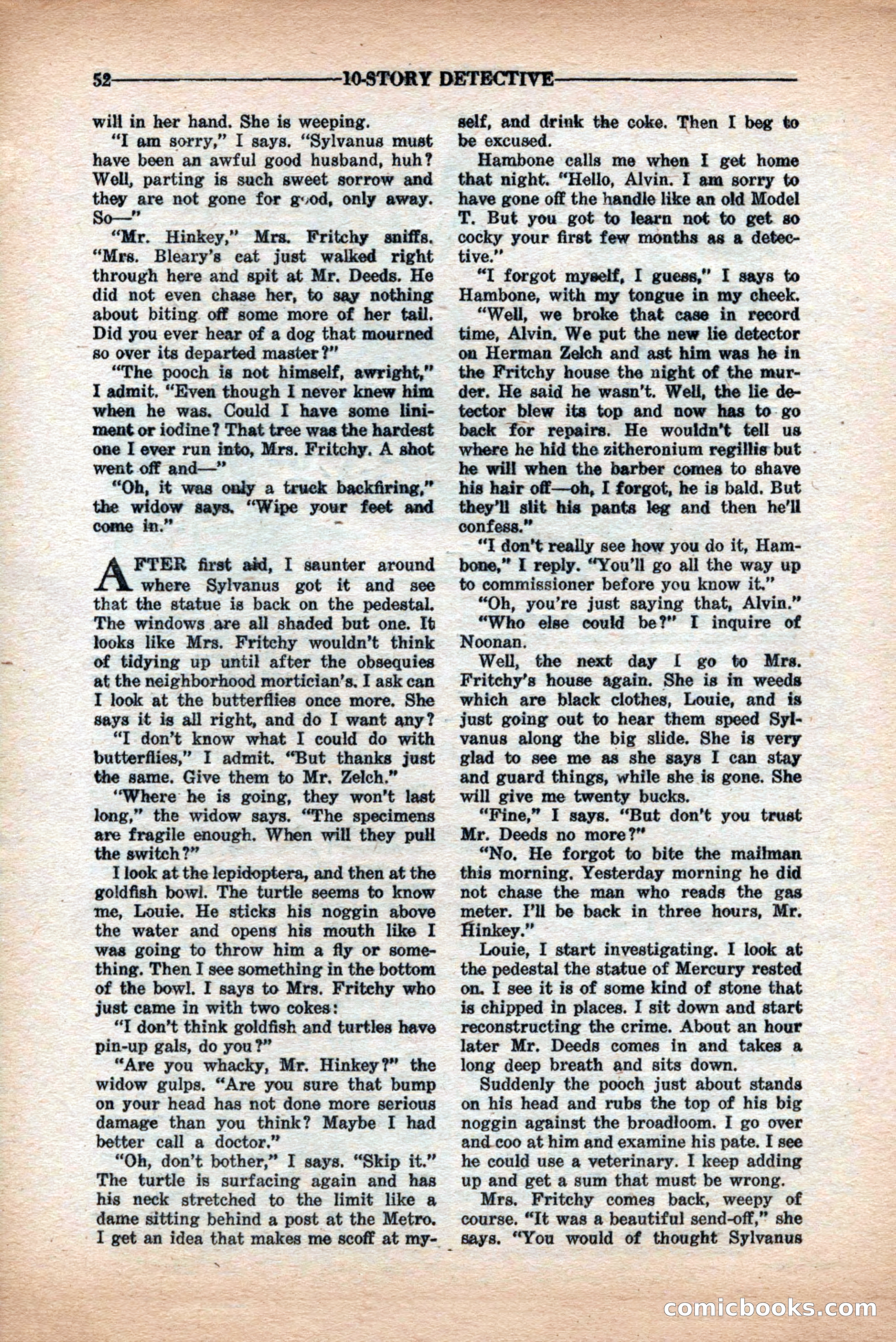 10-Story Detective Magazine Cover — page 54 of 84
