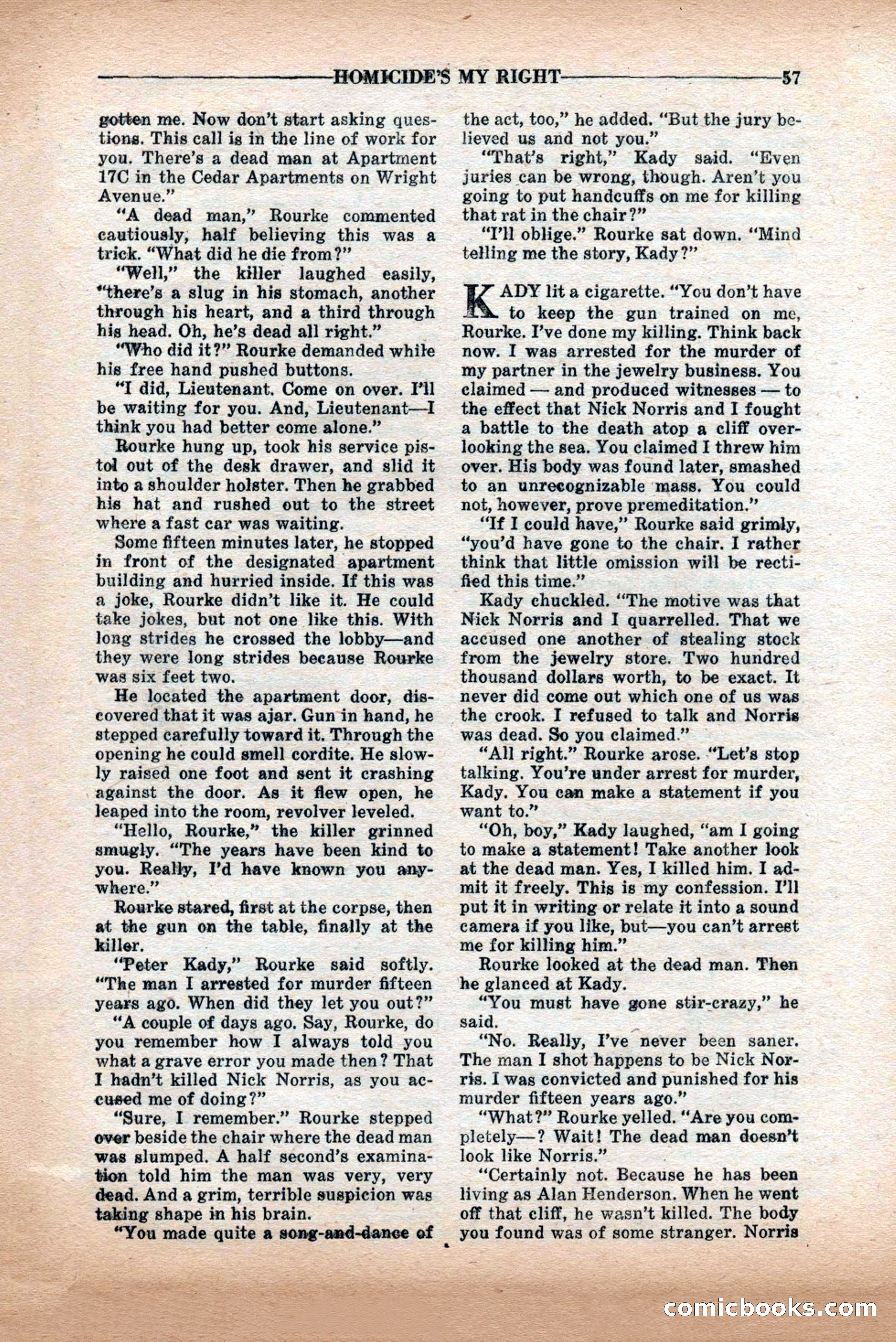 10-Story Detective Magazine Cover — page 59 of 84