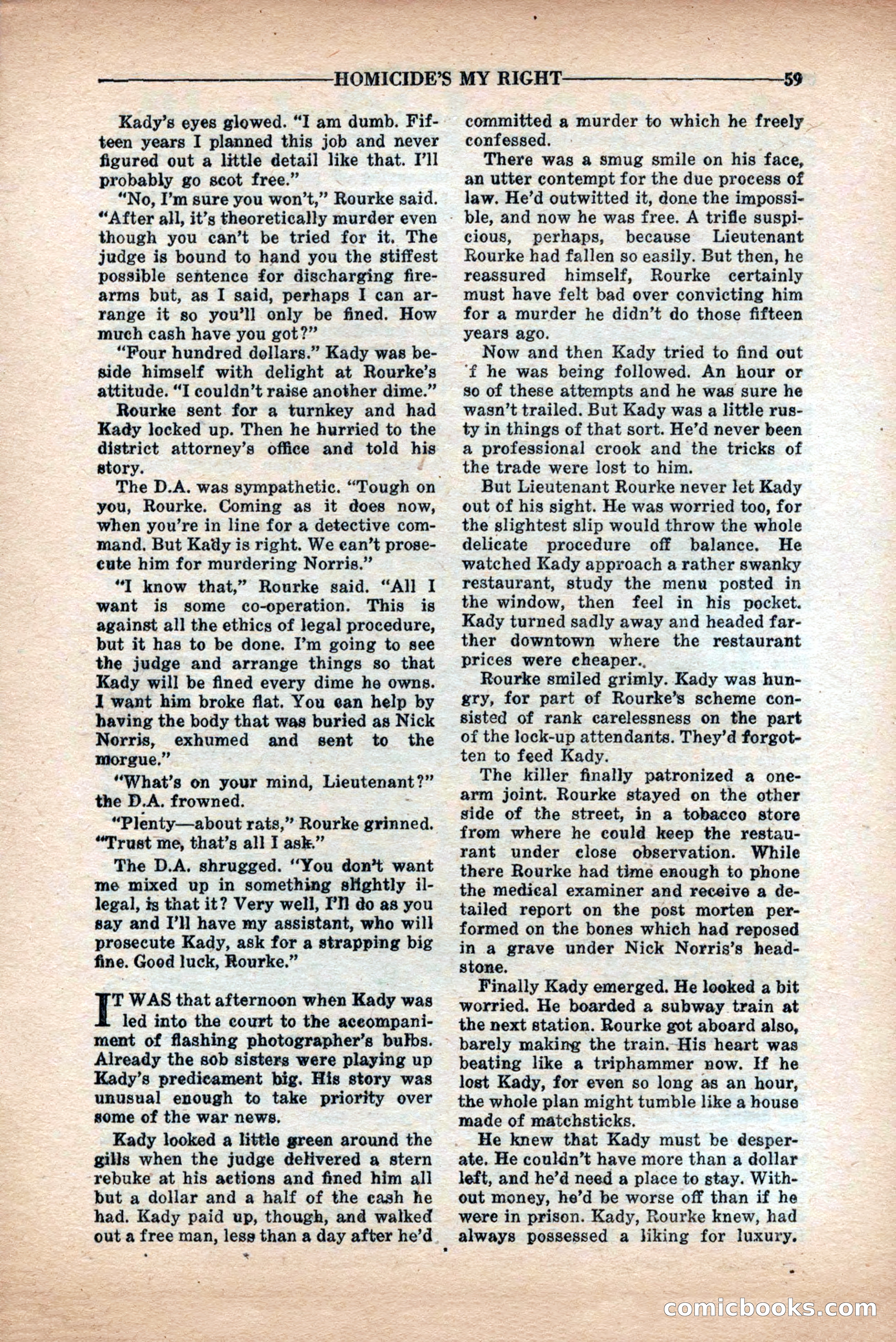 10-Story Detective Magazine Cover — page 61 of 84