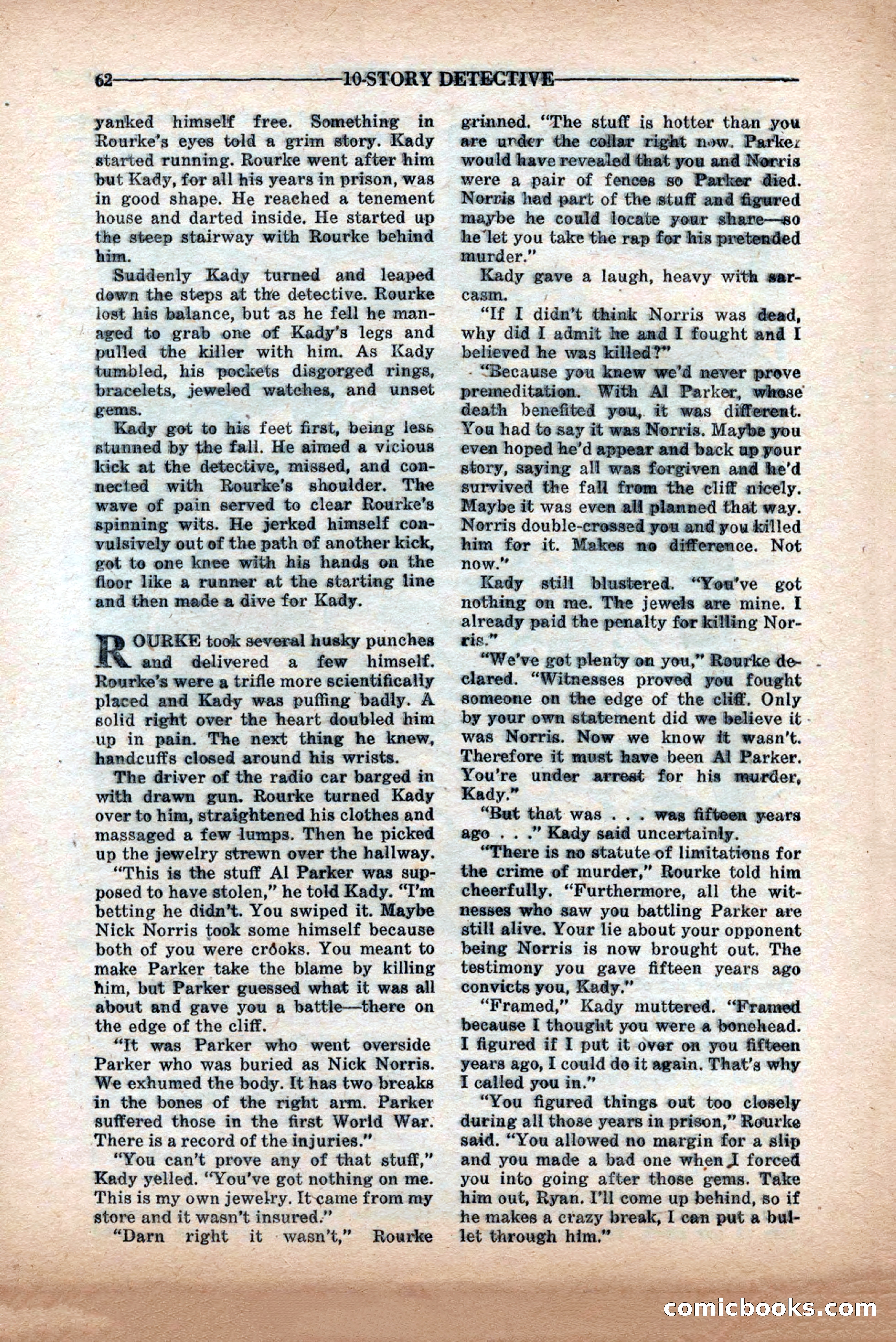 10-Story Detective Magazine Cover — page 64 of 84