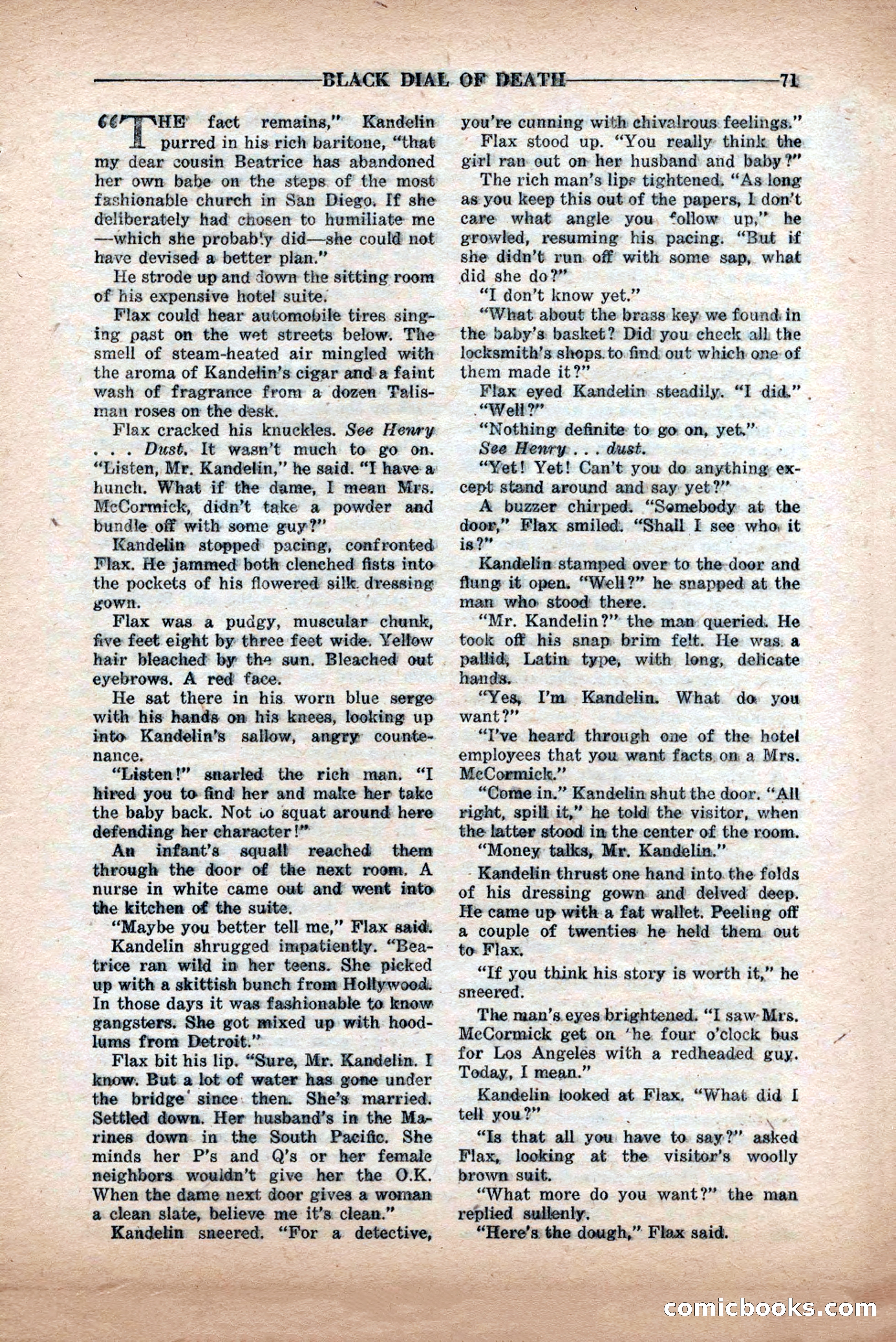 10-Story Detective Magazine Cover — page 73 of 84
