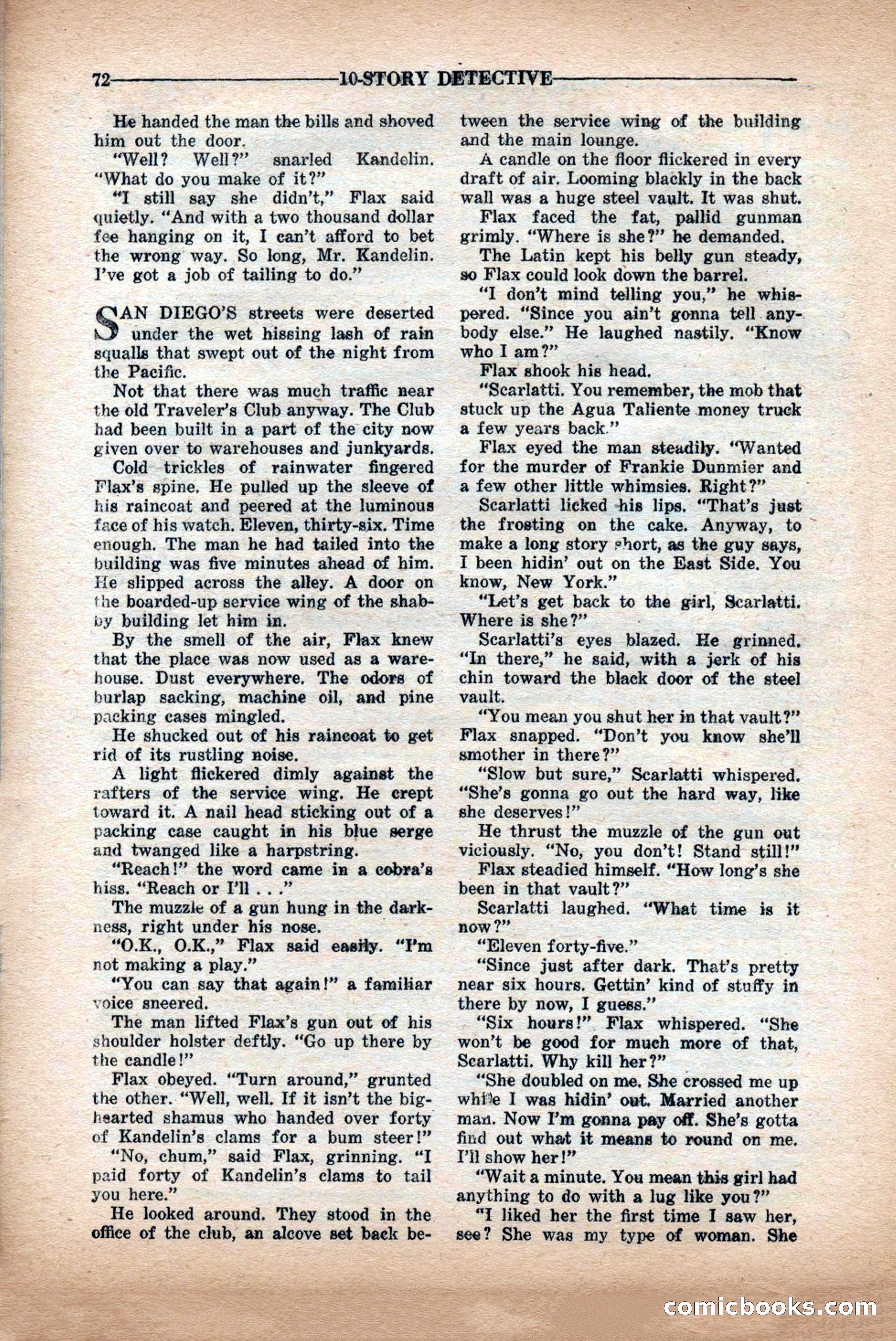 10-Story Detective Magazine Cover — page 74 of 84