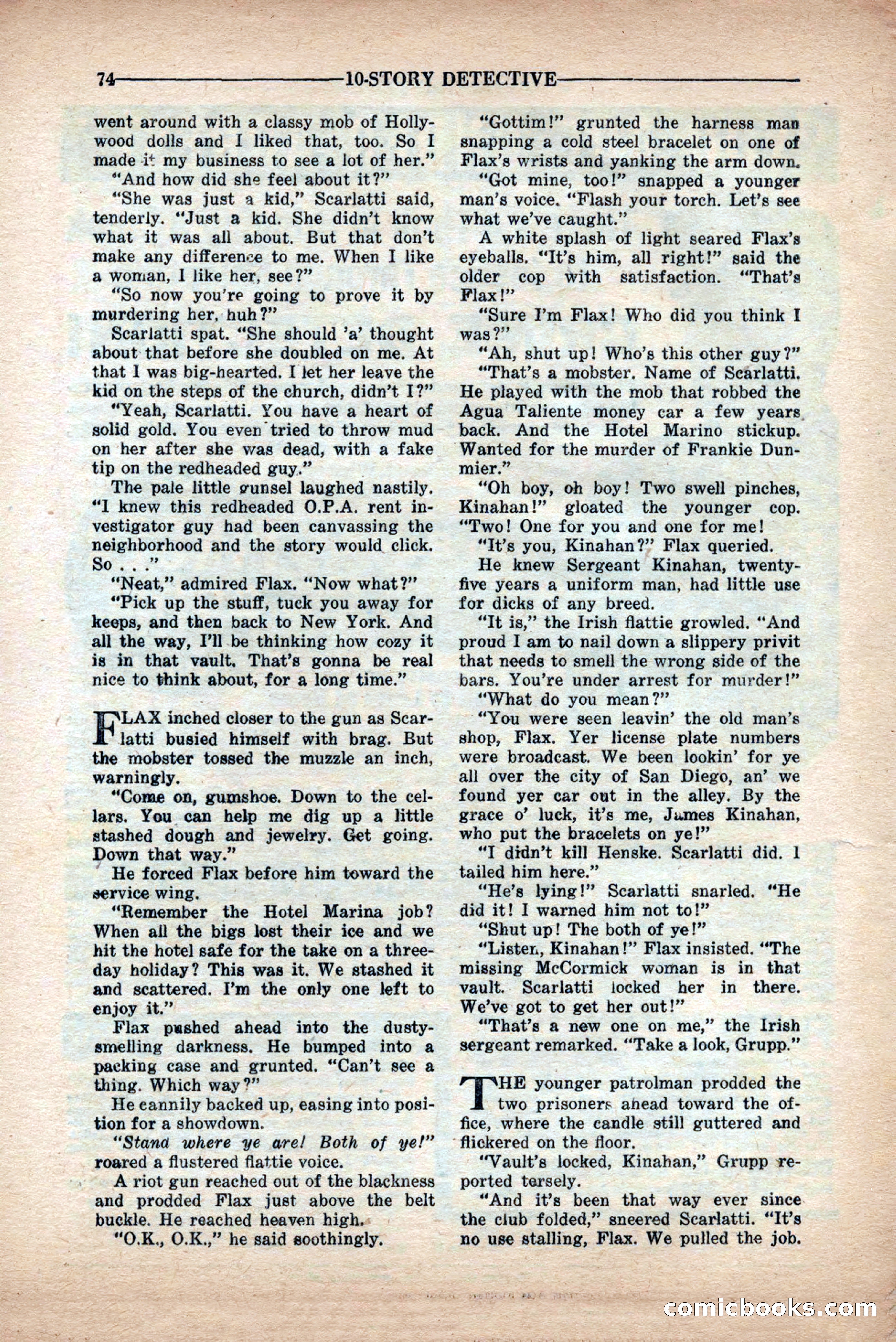 10-Story Detective Magazine Cover — page 76 of 84