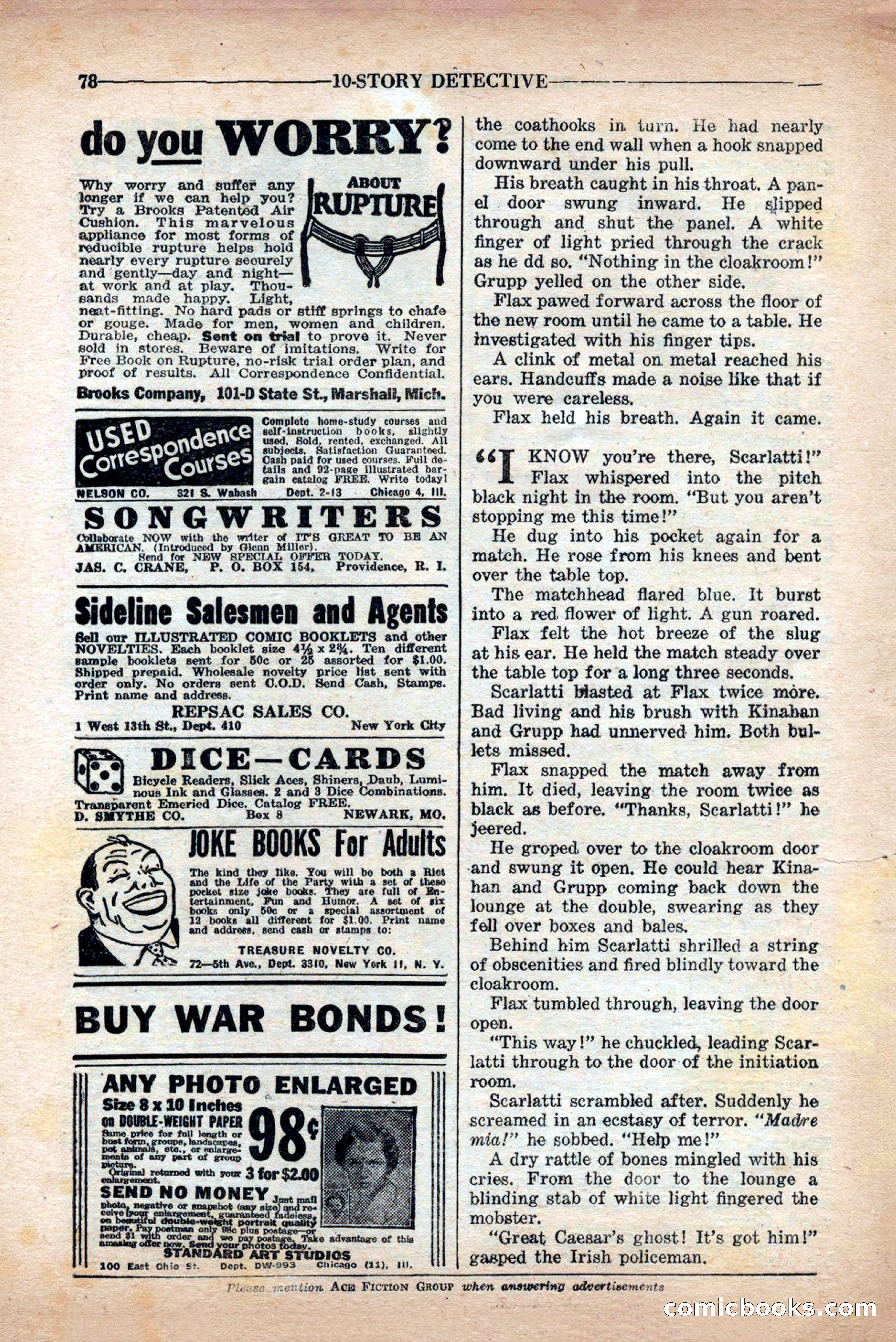 10-Story Detective Magazine Cover — page 80 of 84