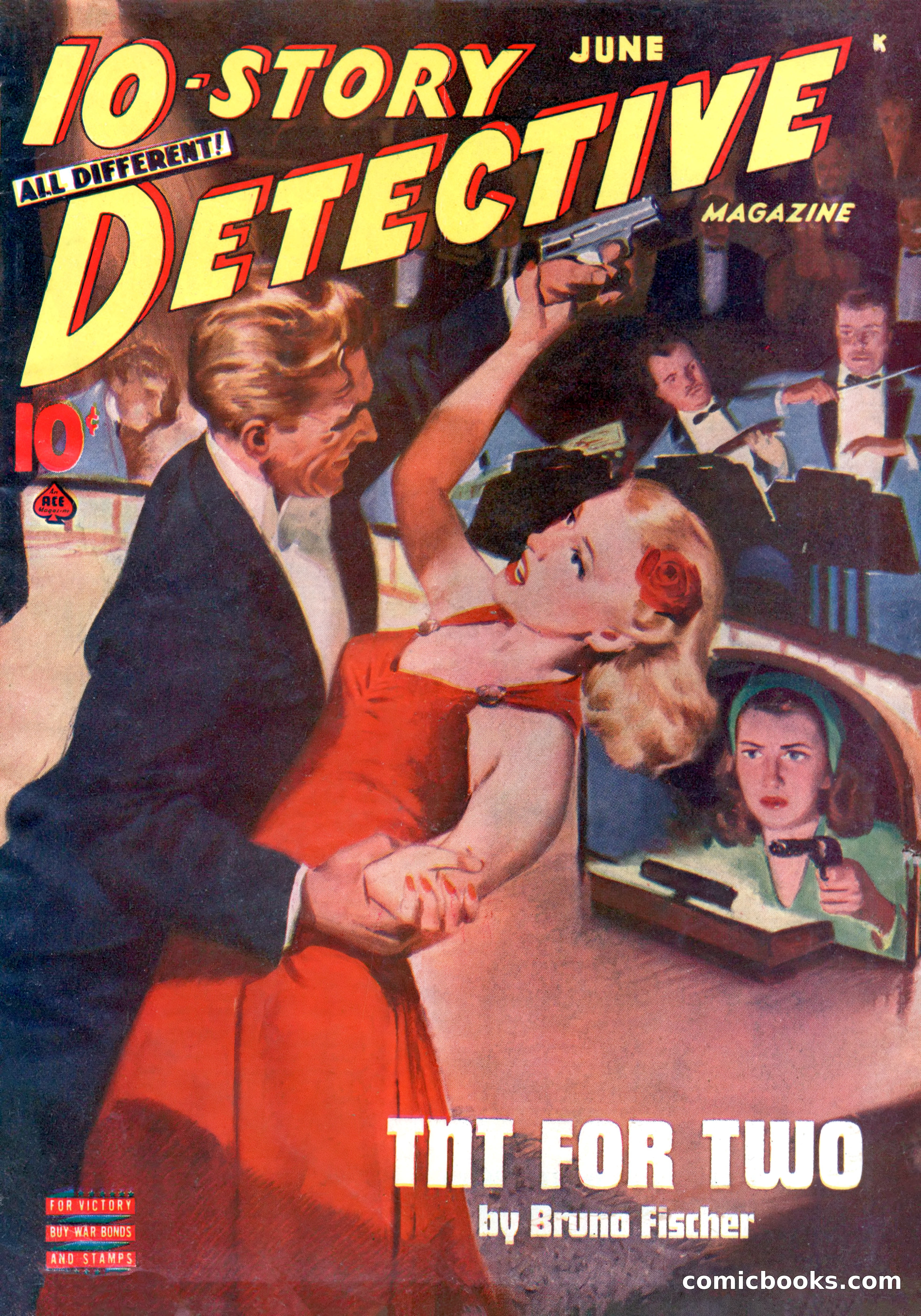 10-Story Detective, June 1945 — page 1 of 68