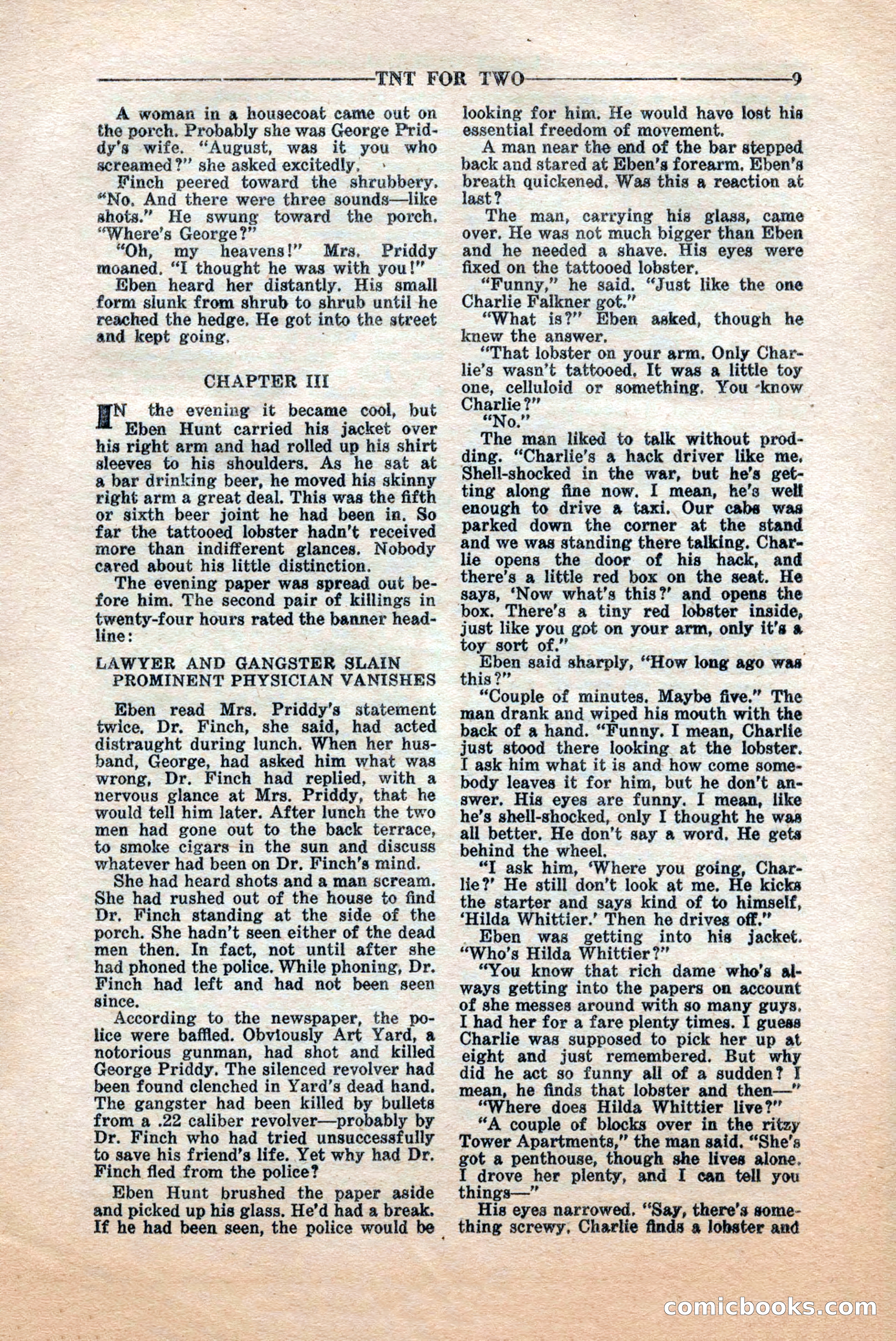 10-Story Detective, June 1945 — page 11 of 68
