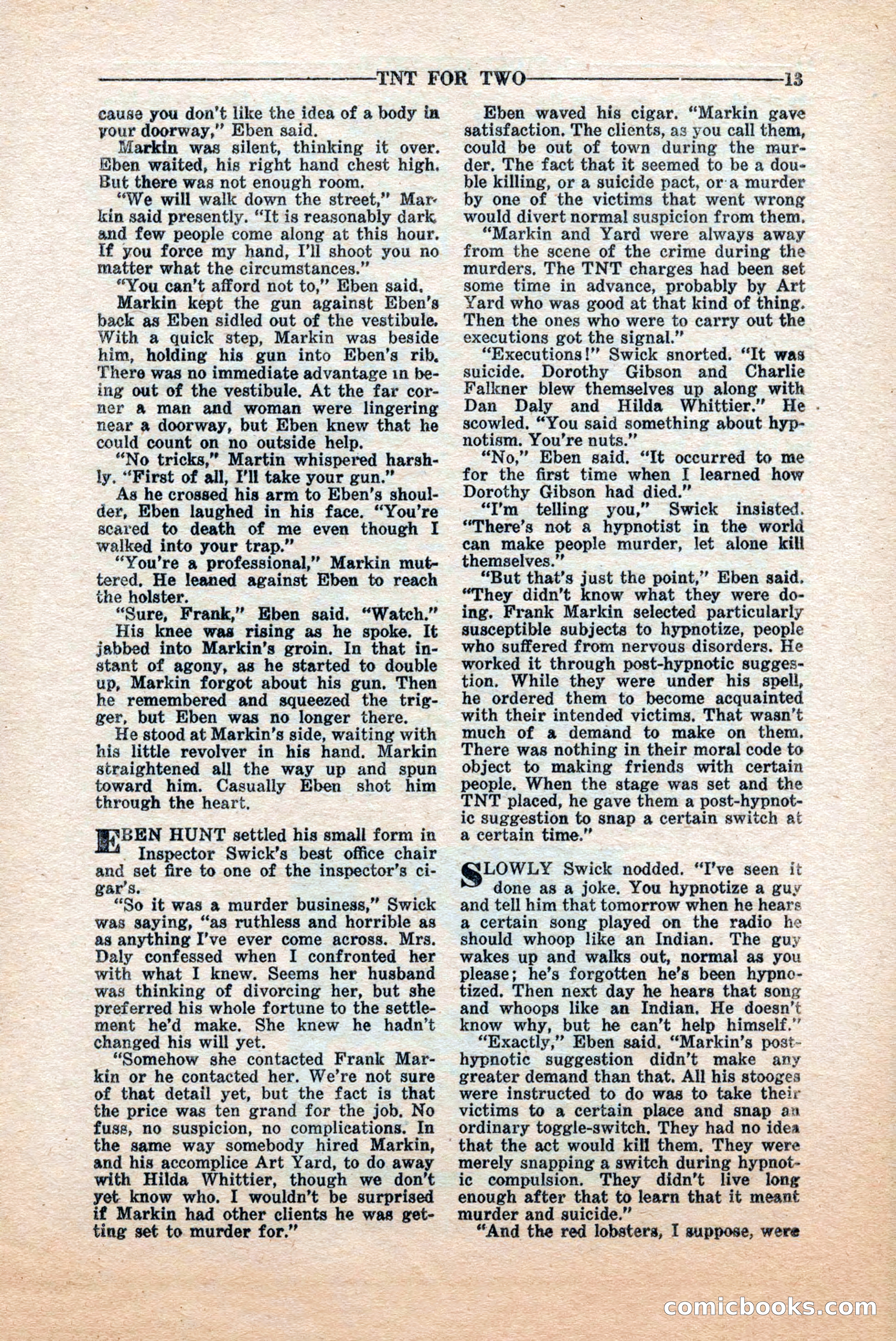 10-Story Detective, June 1945 — page 15 of 68