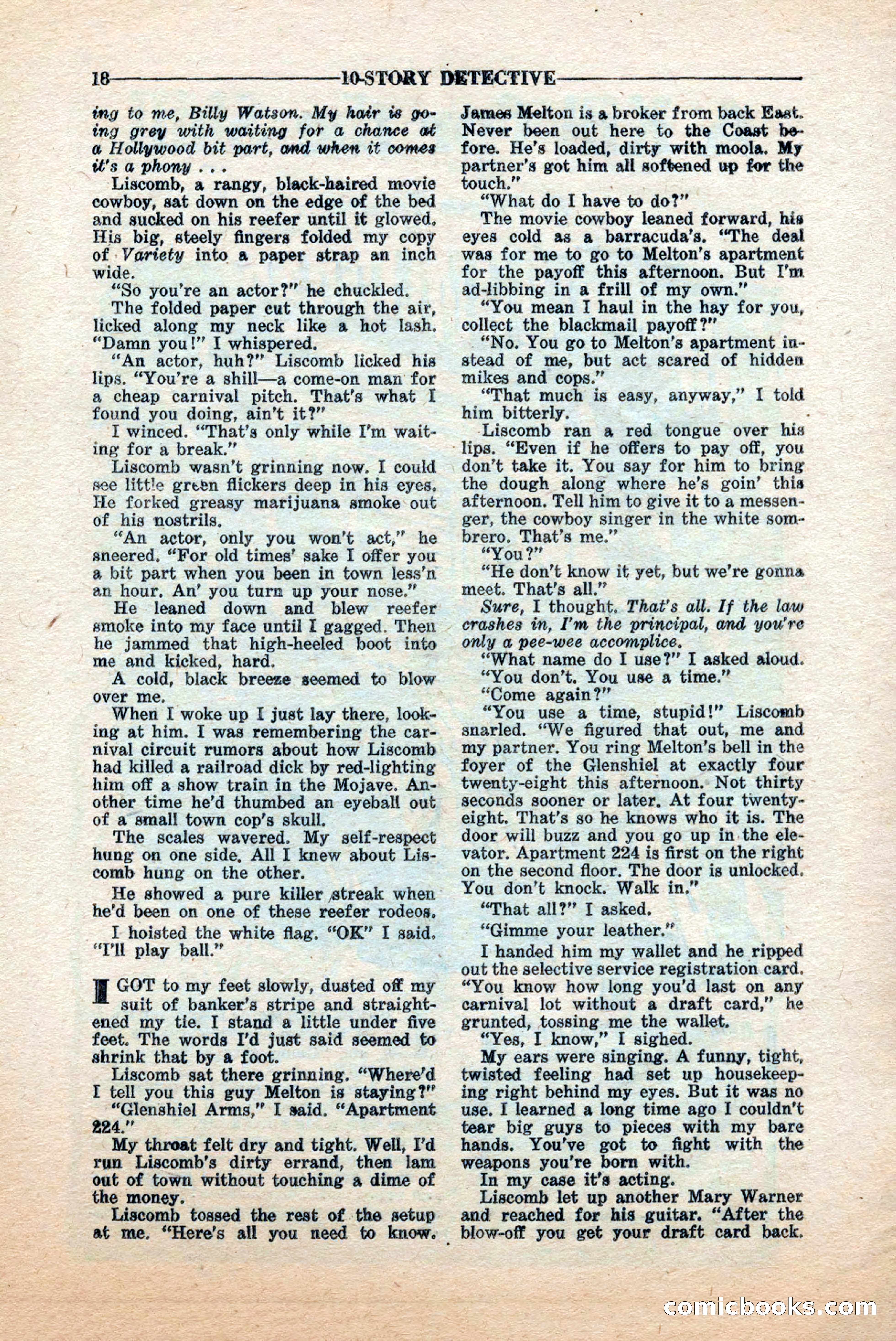 10-Story Detective, June 1945 — page 20 of 68