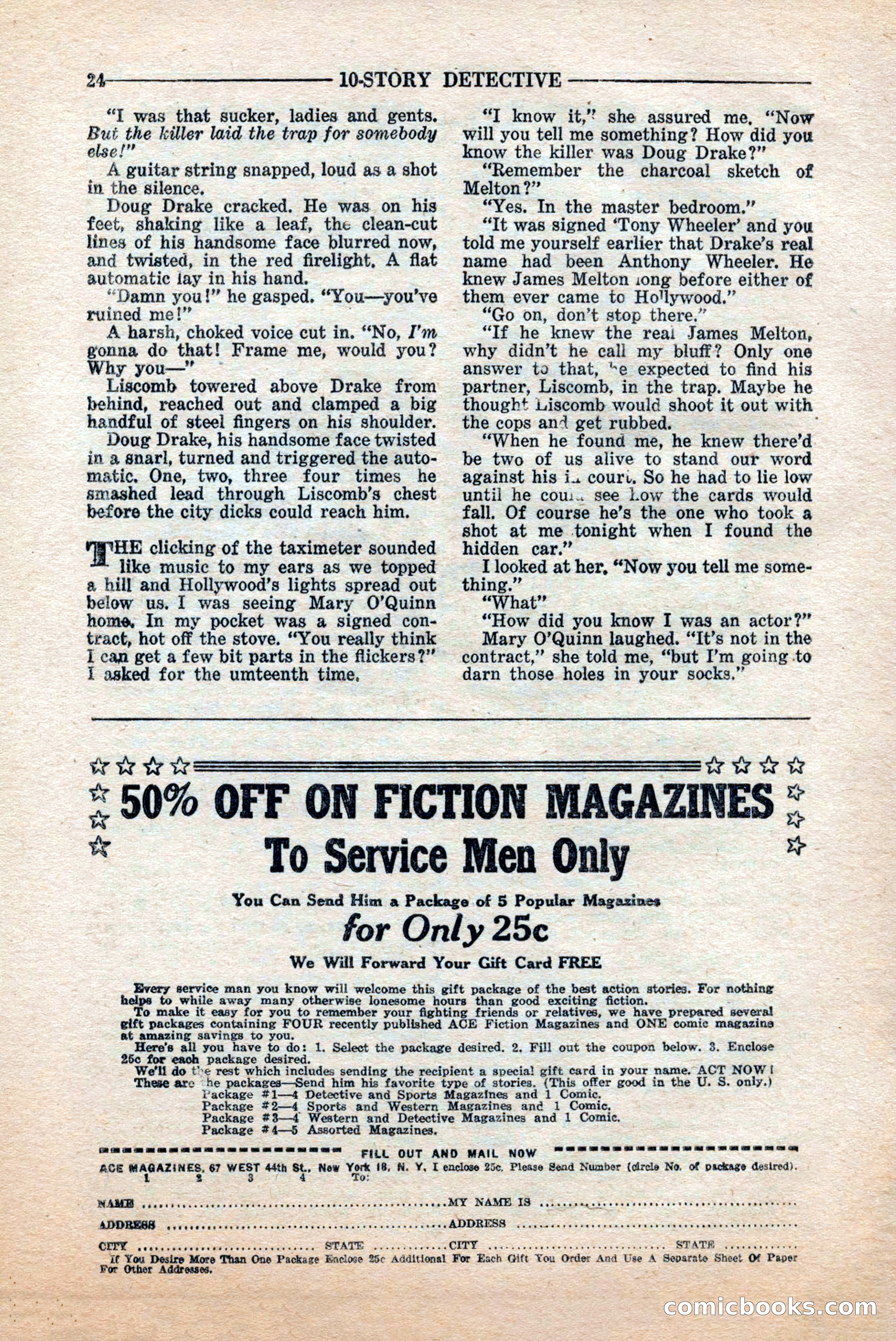 10-Story Detective, June 1945 — page 26 of 68
