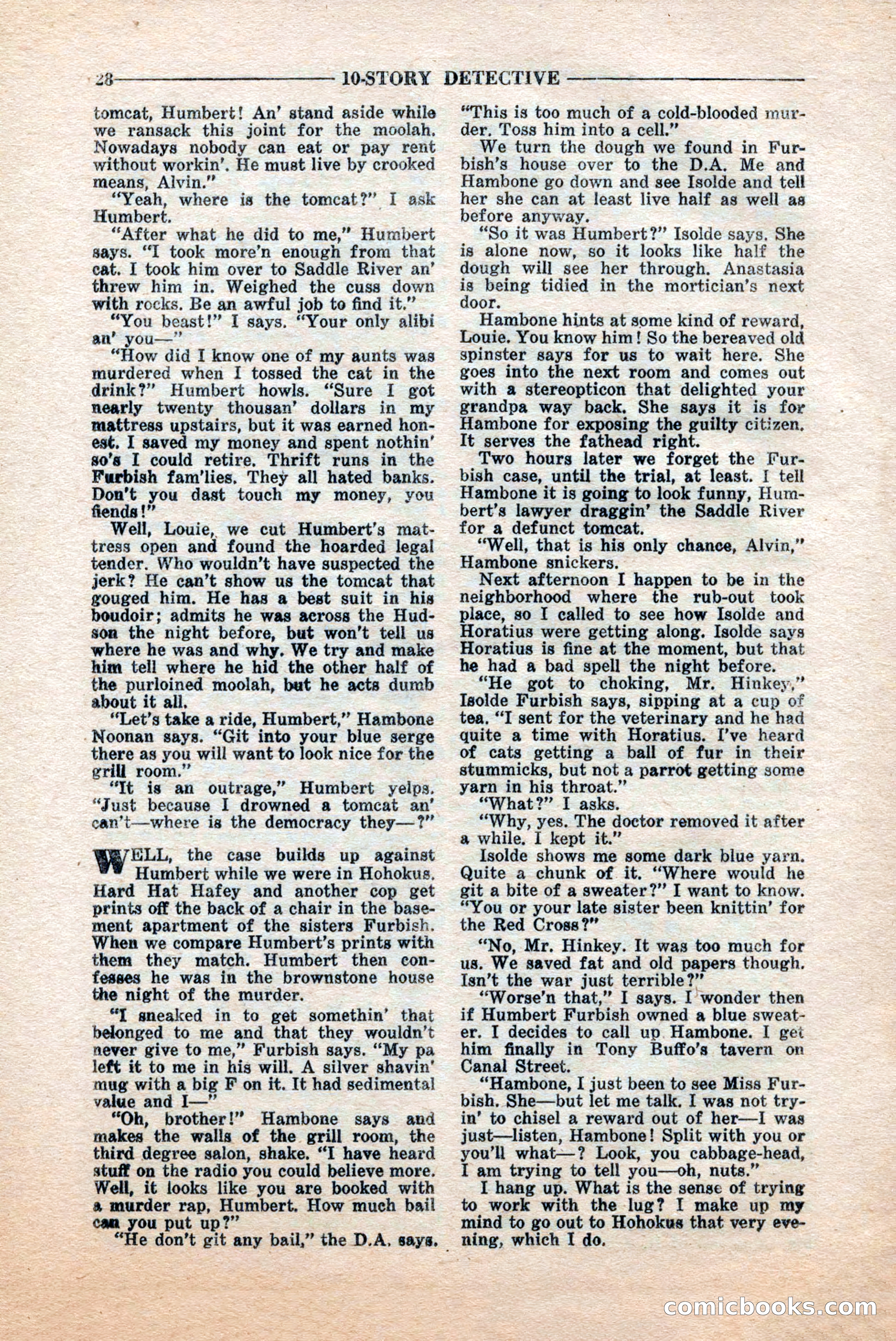 10-Story Detective, June 1945 — page 30 of 68