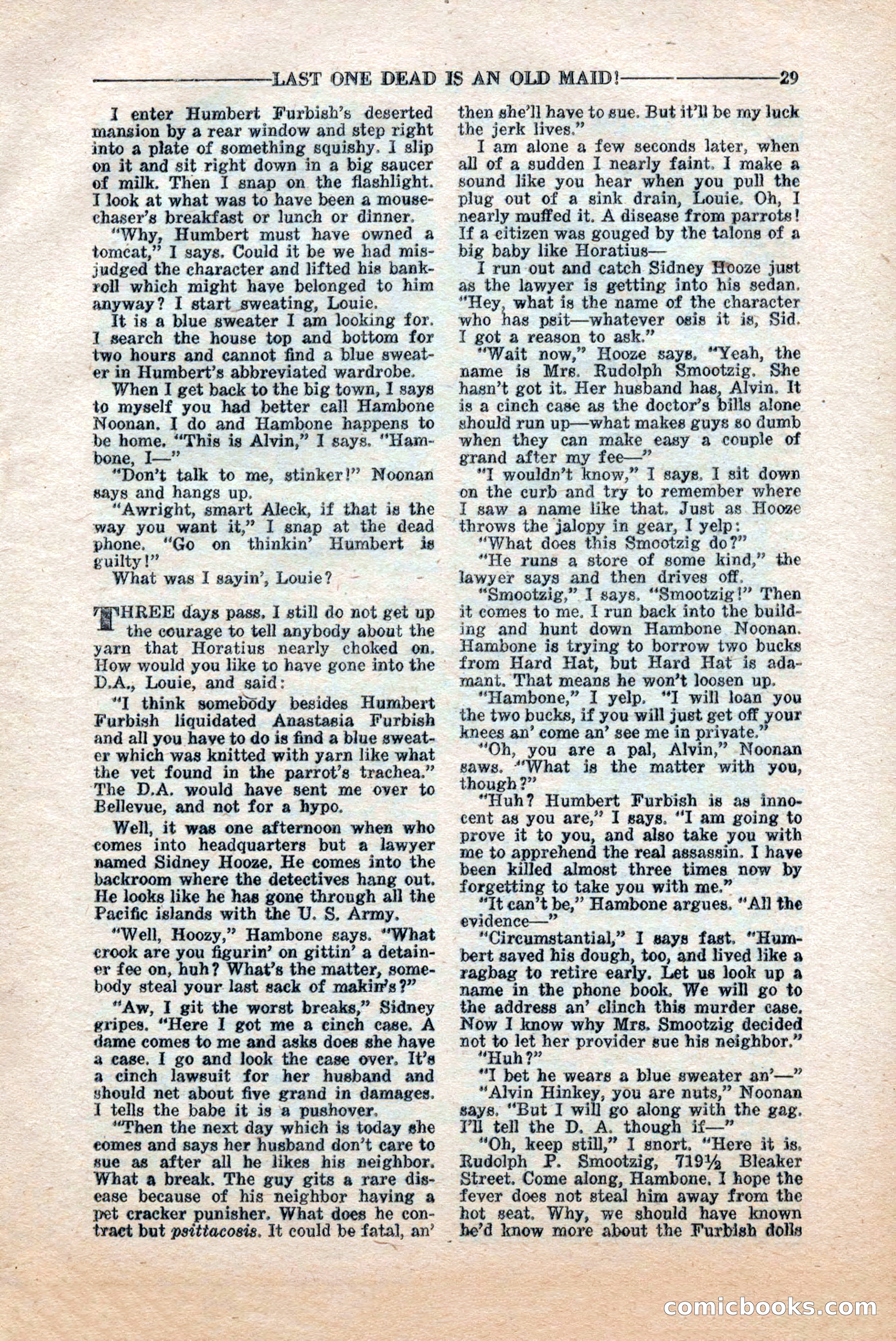 10-Story Detective, June 1945 — page 31 of 68