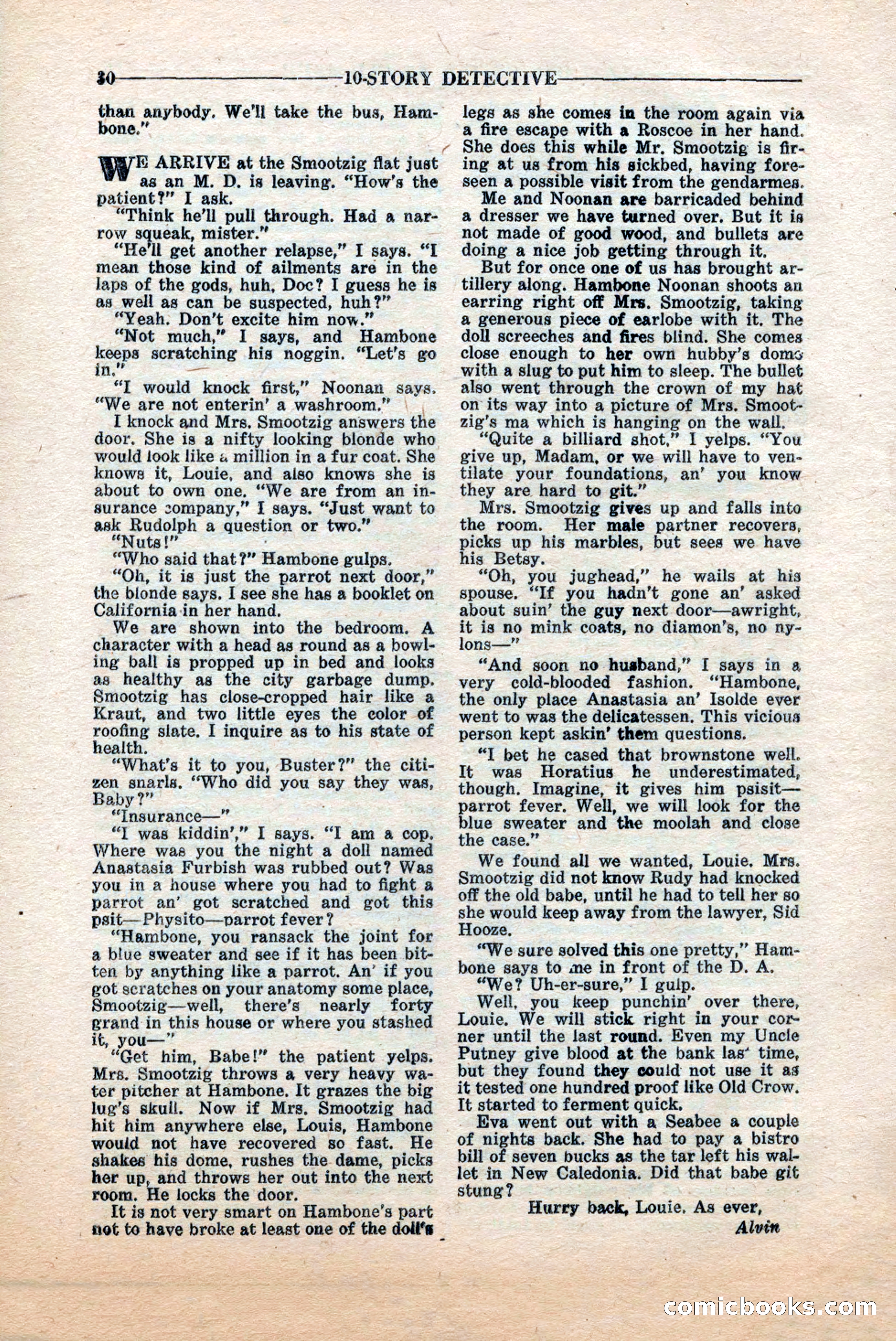 10-Story Detective, June 1945 — page 32 of 68