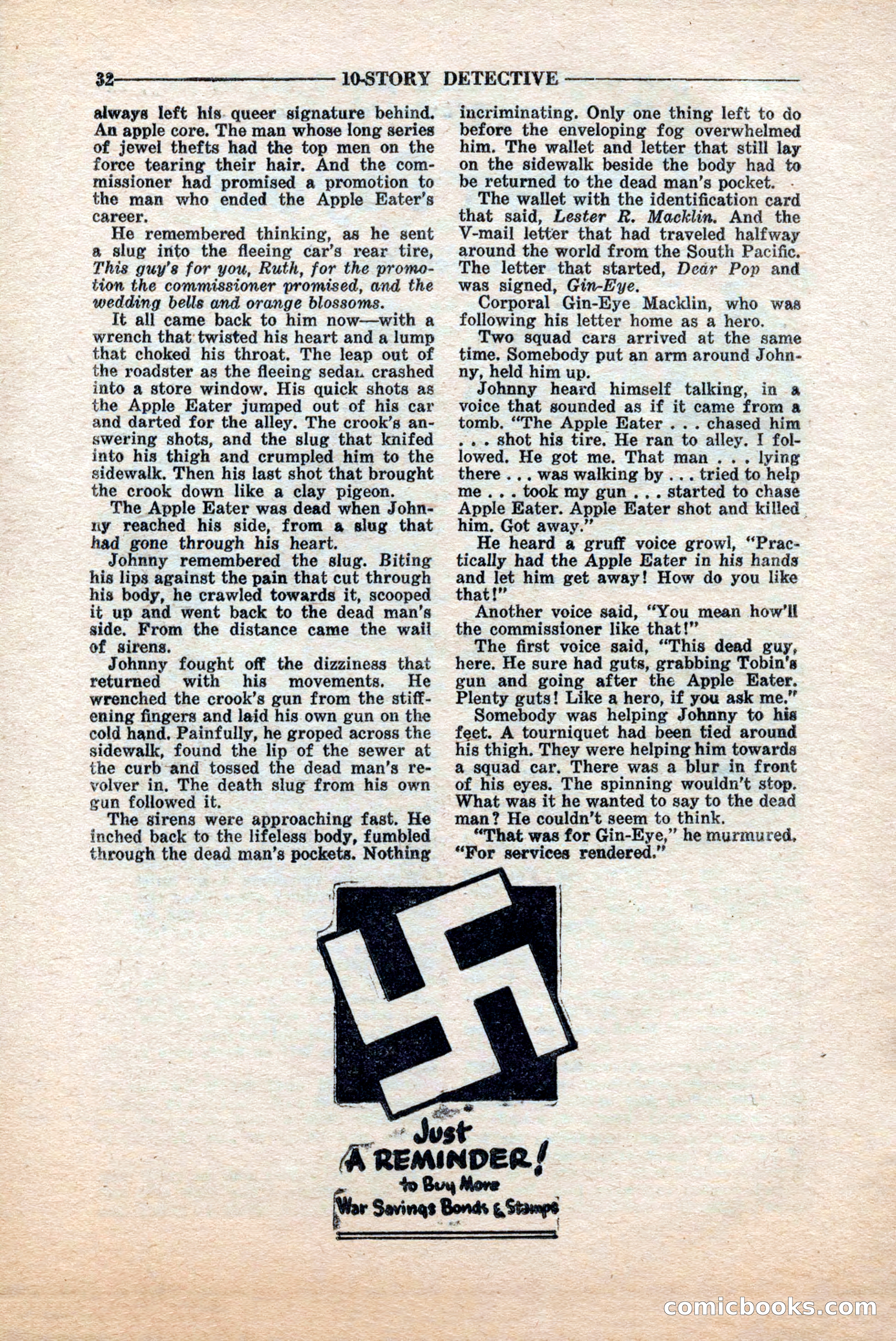 10-Story Detective, June 1945 — page 34 of 68
