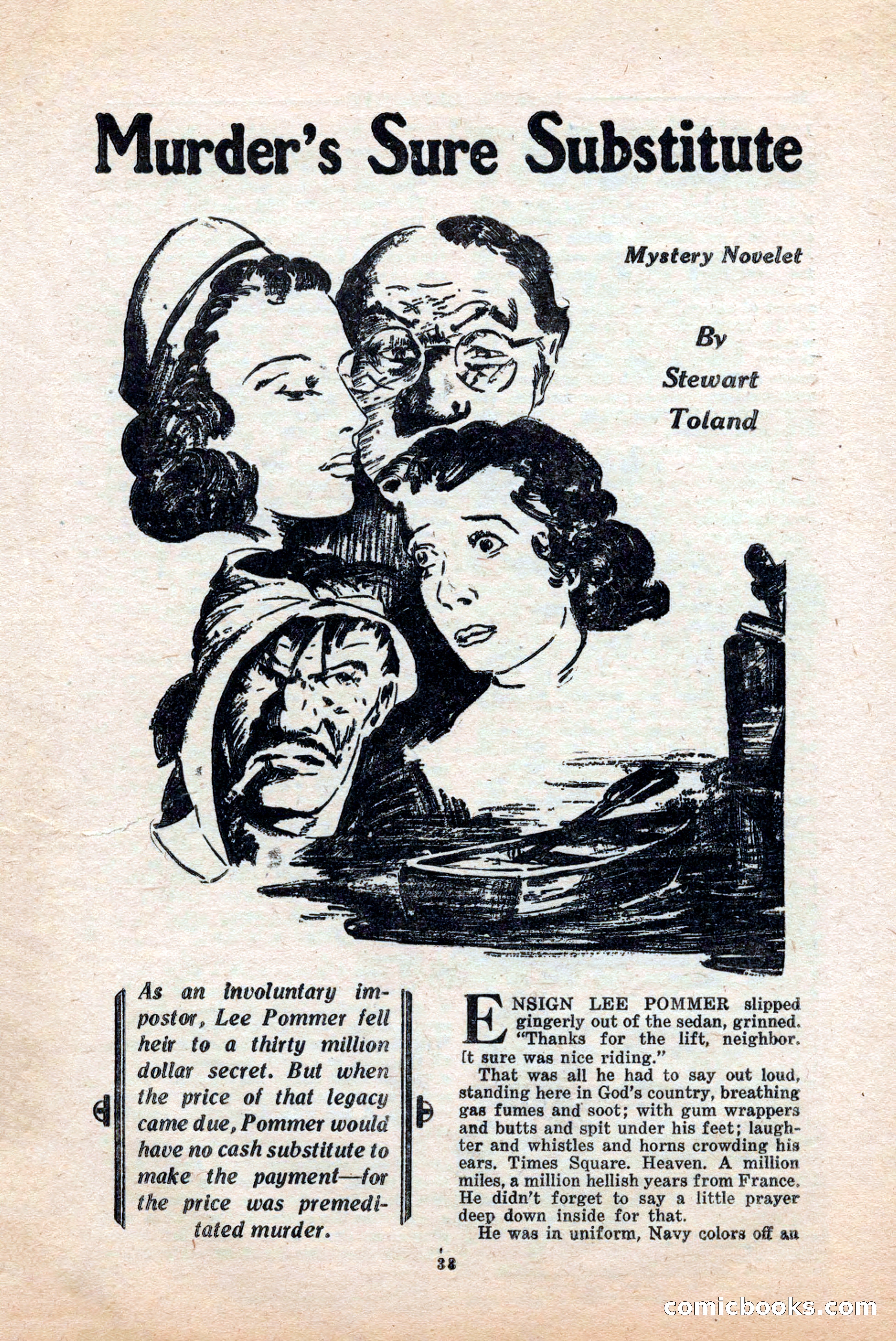 10-Story Detective, June 1945 — page 35 of 68