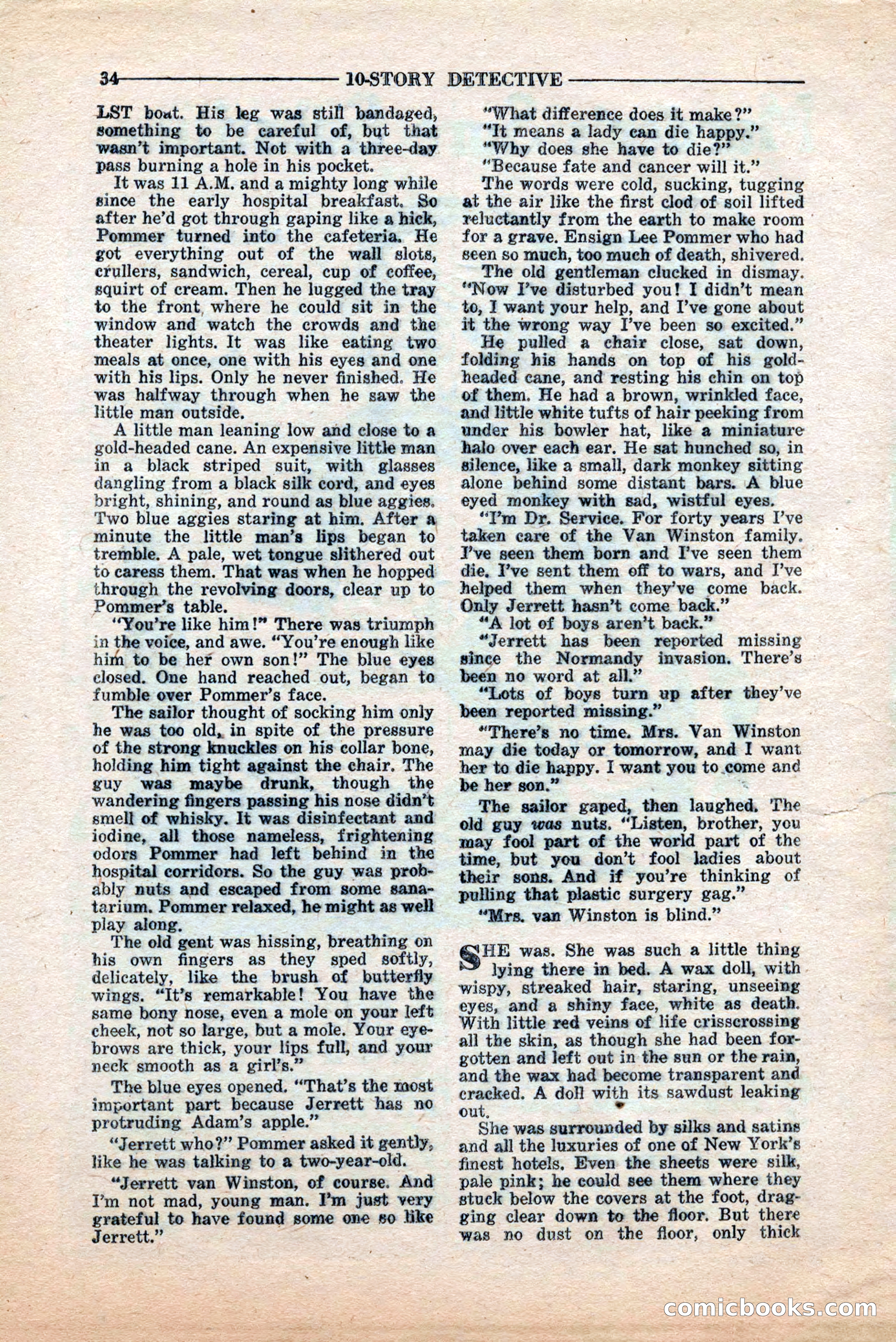 10-Story Detective, June 1945 — page 36 of 68
