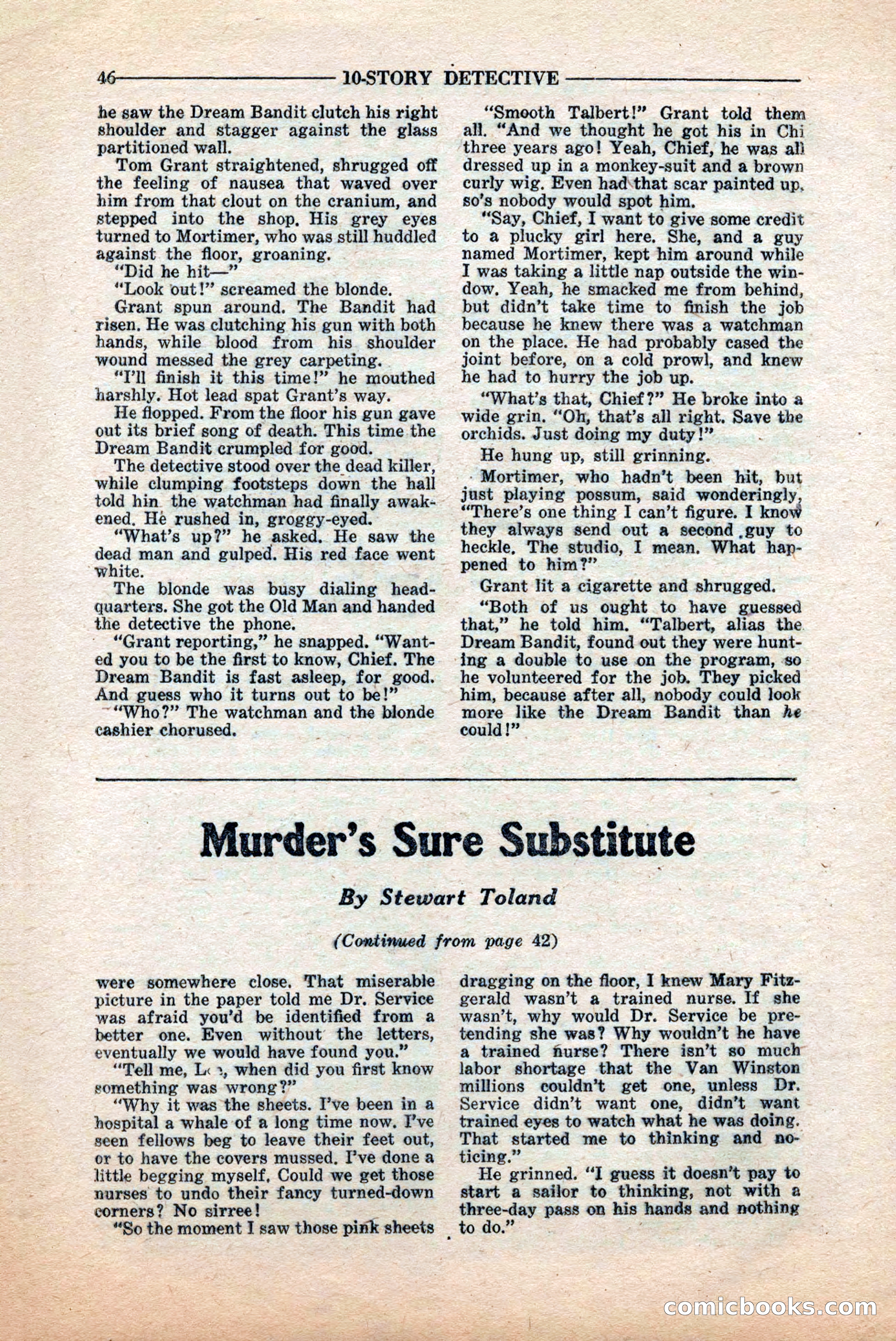 10-Story Detective, June 1945 — page 48 of 68
