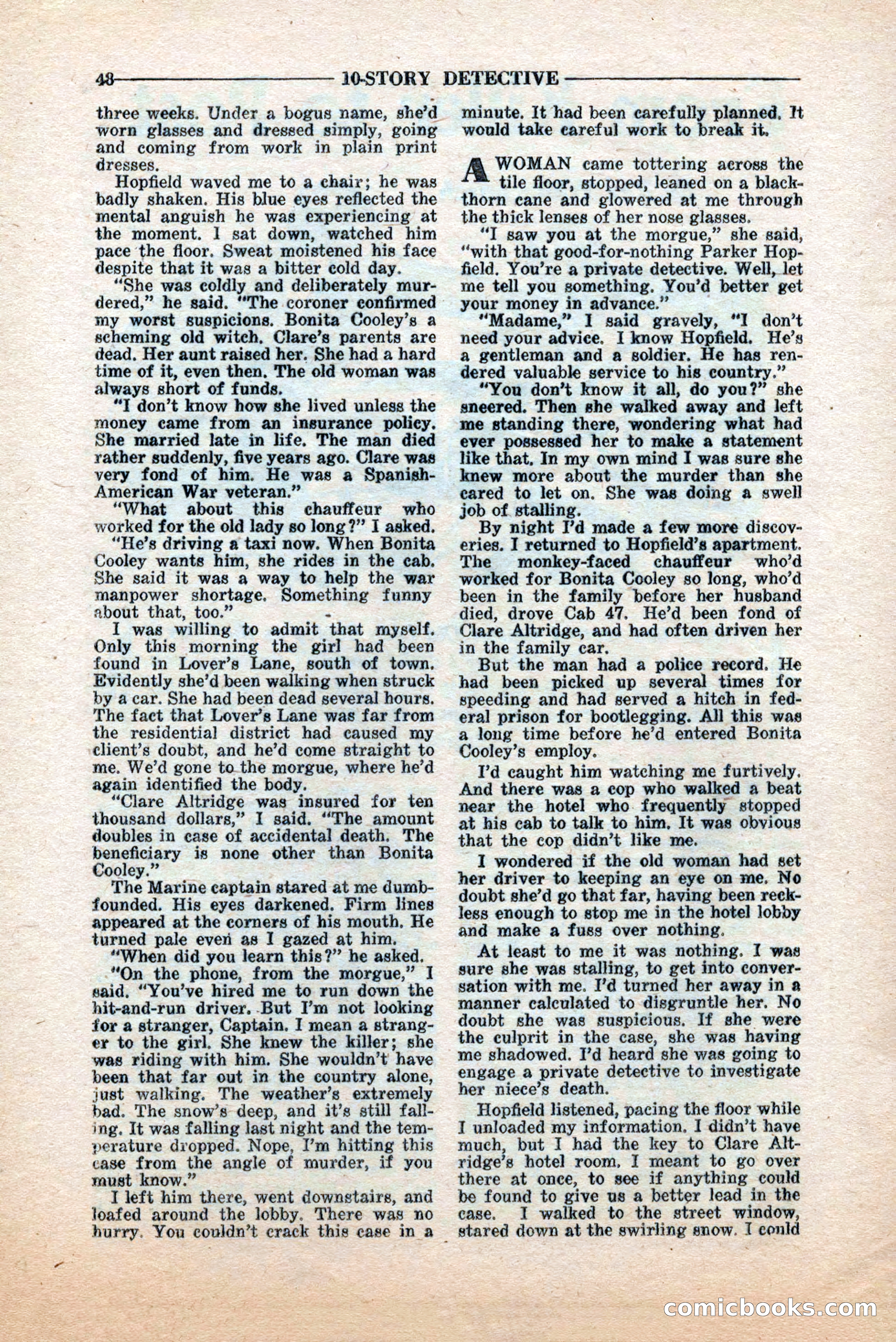 10-Story Detective, June 1945 — page 50 of 68