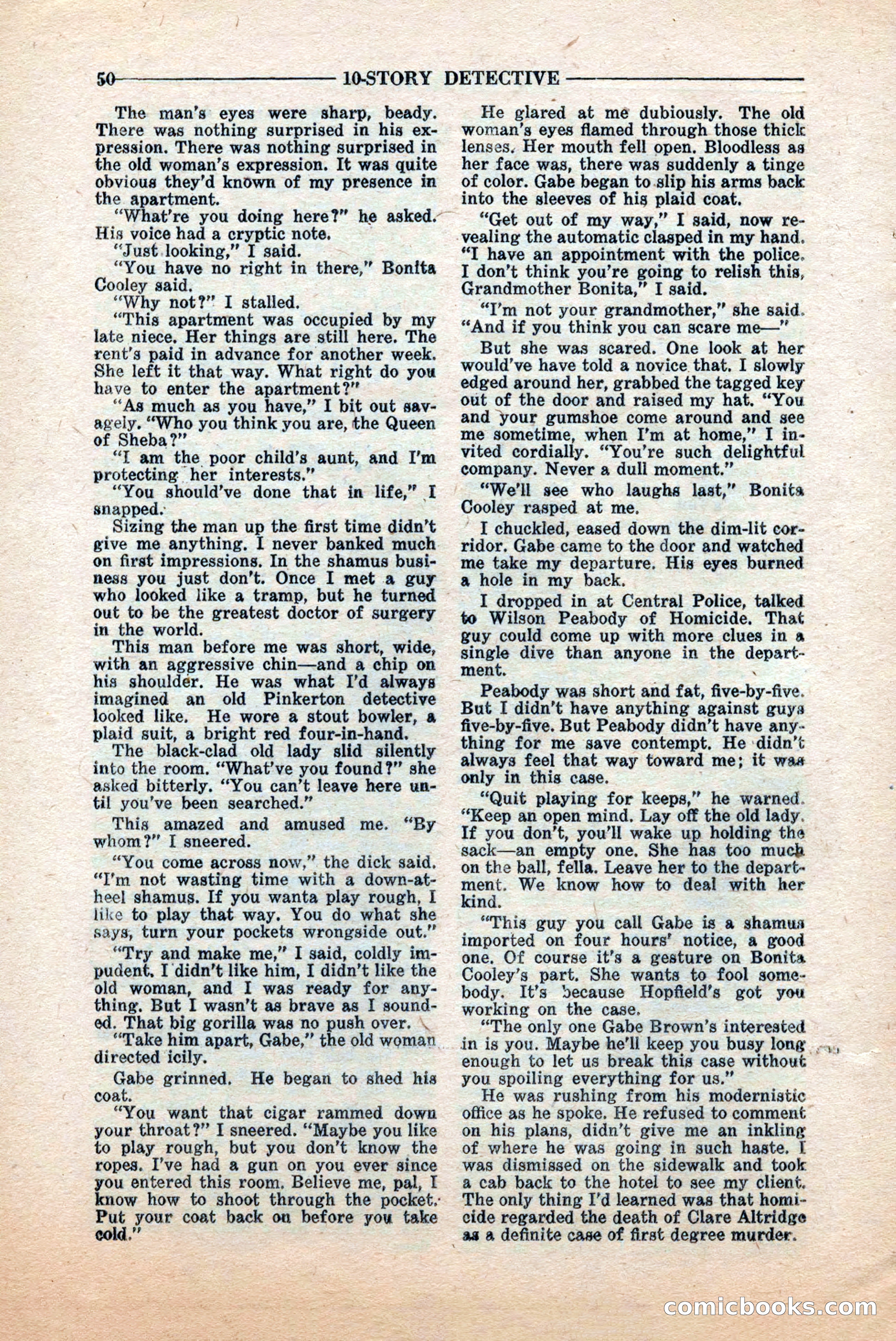 10-Story Detective, June 1945 — page 52 of 68