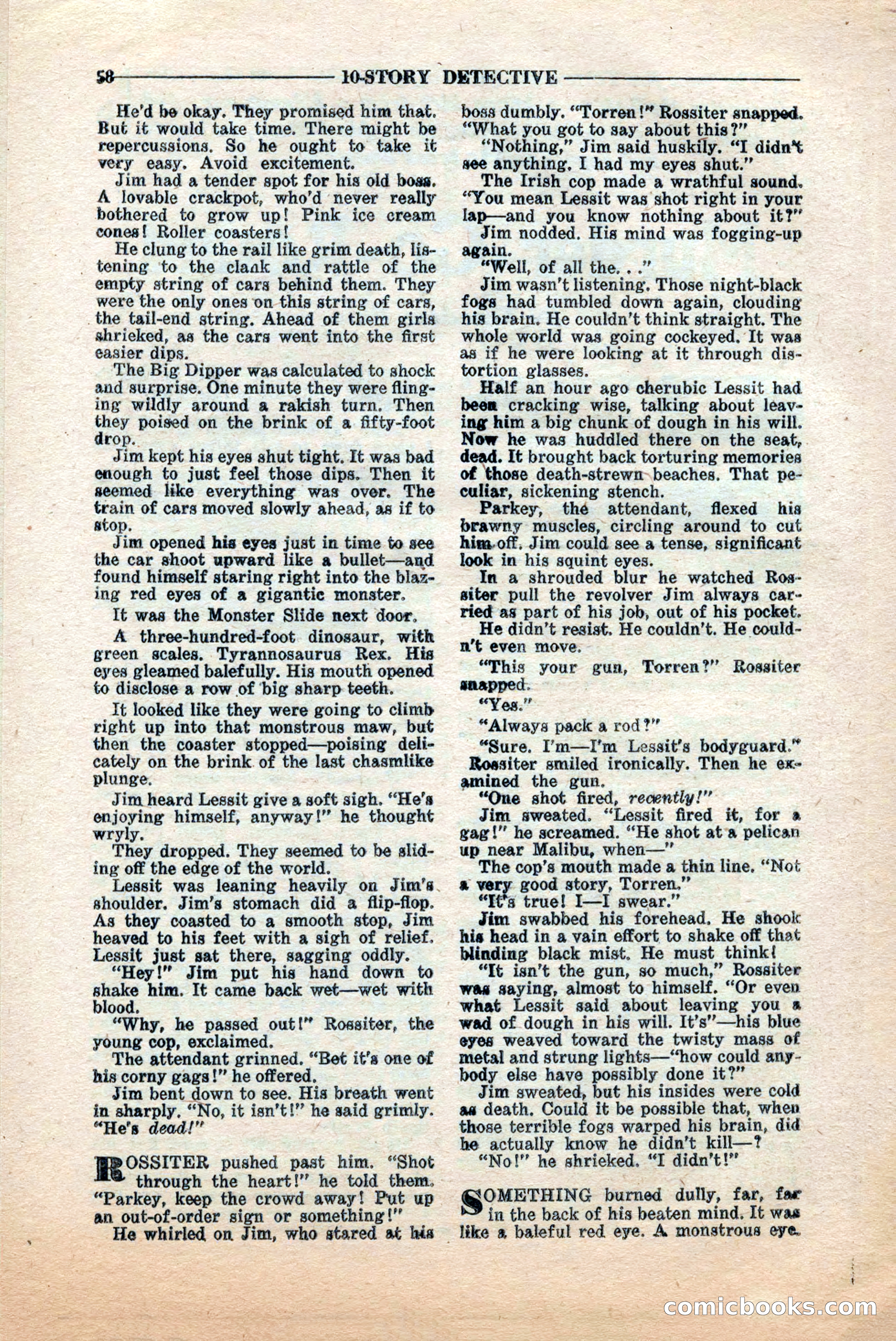 10-Story Detective, June 1945 — page 60 of 68