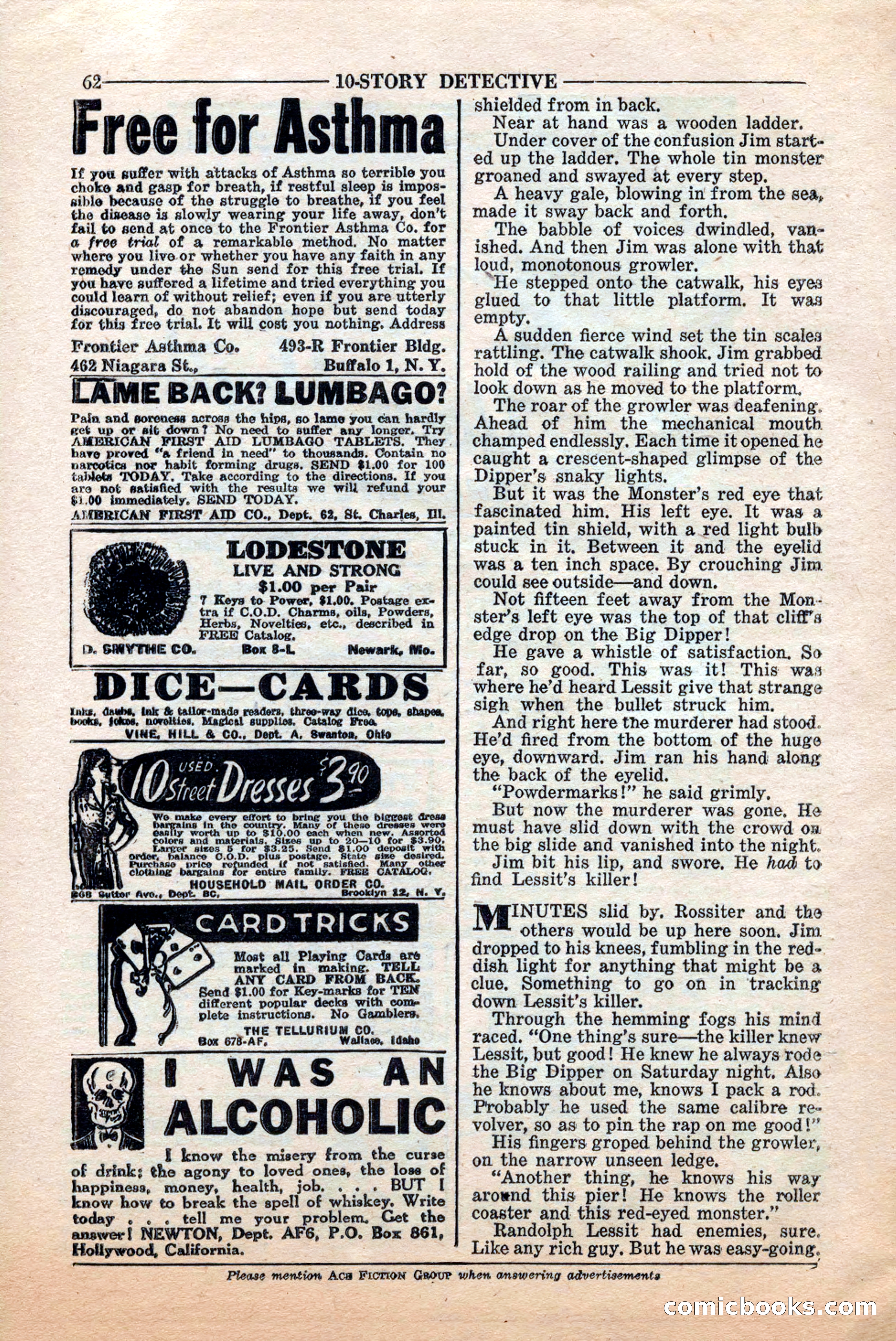 10-Story Detective, June 1945 — page 64 of 68