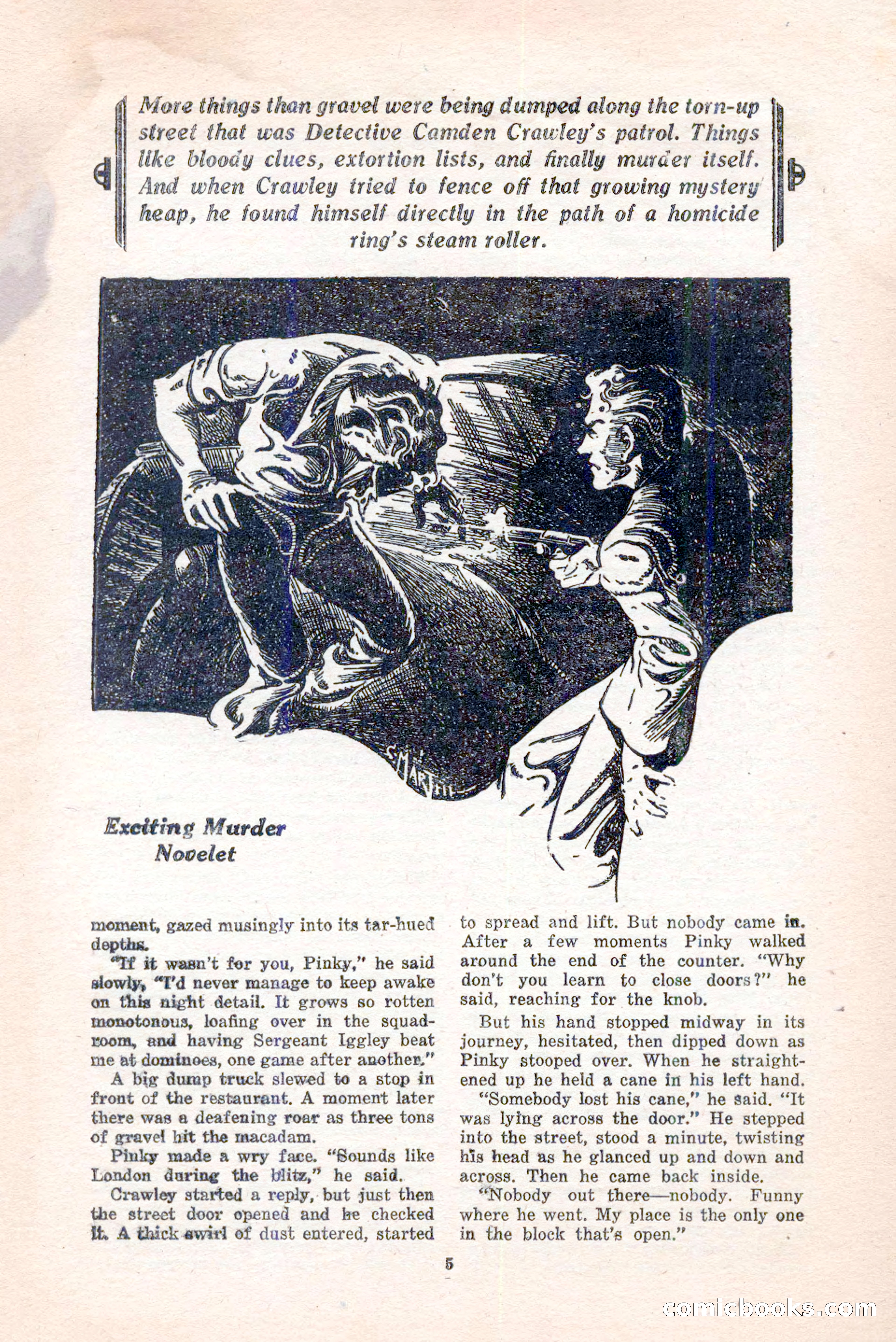 10-Story Detective, February 1946 — page 7 of 84