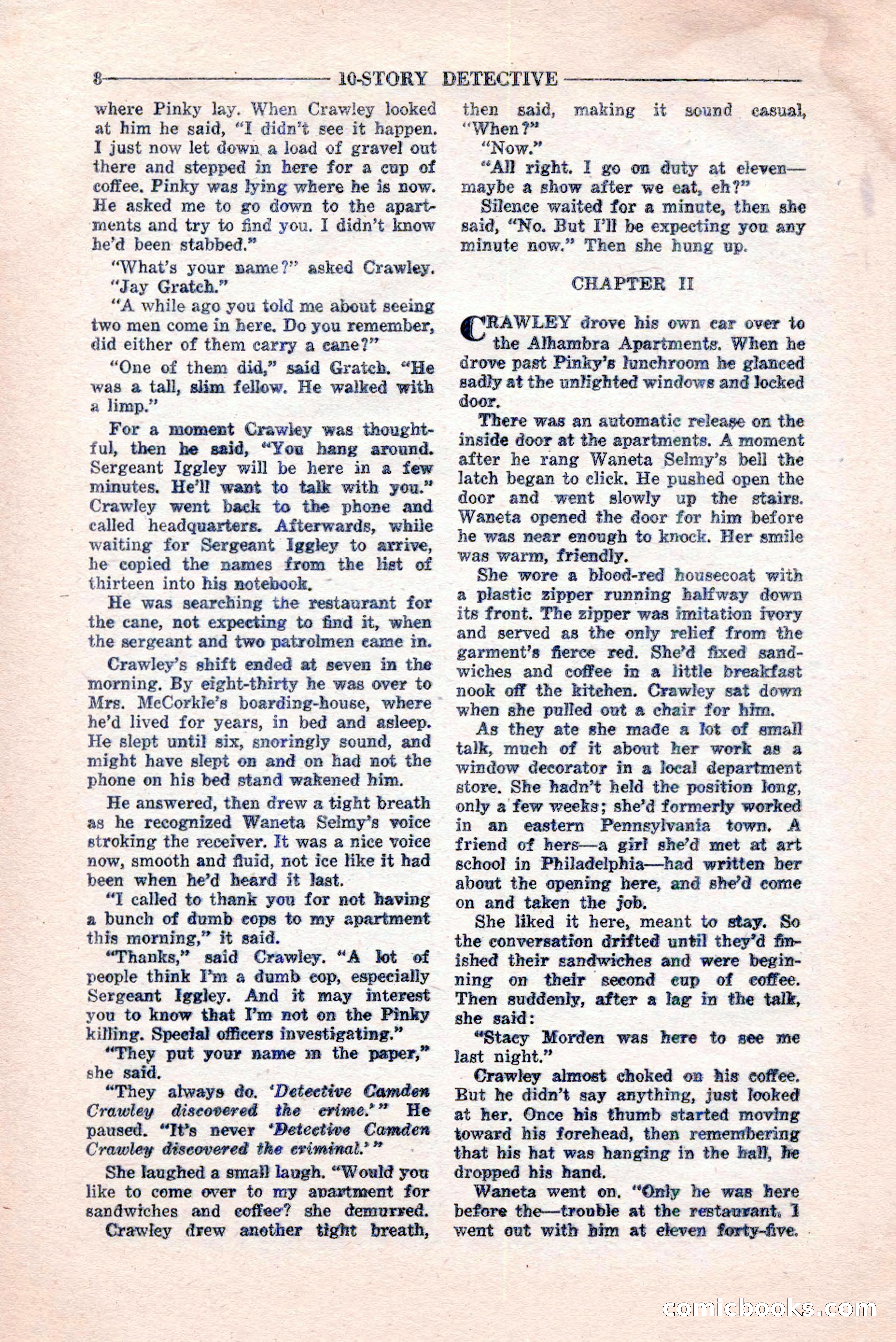 10-Story Detective, February 1946 — page 10 of 84