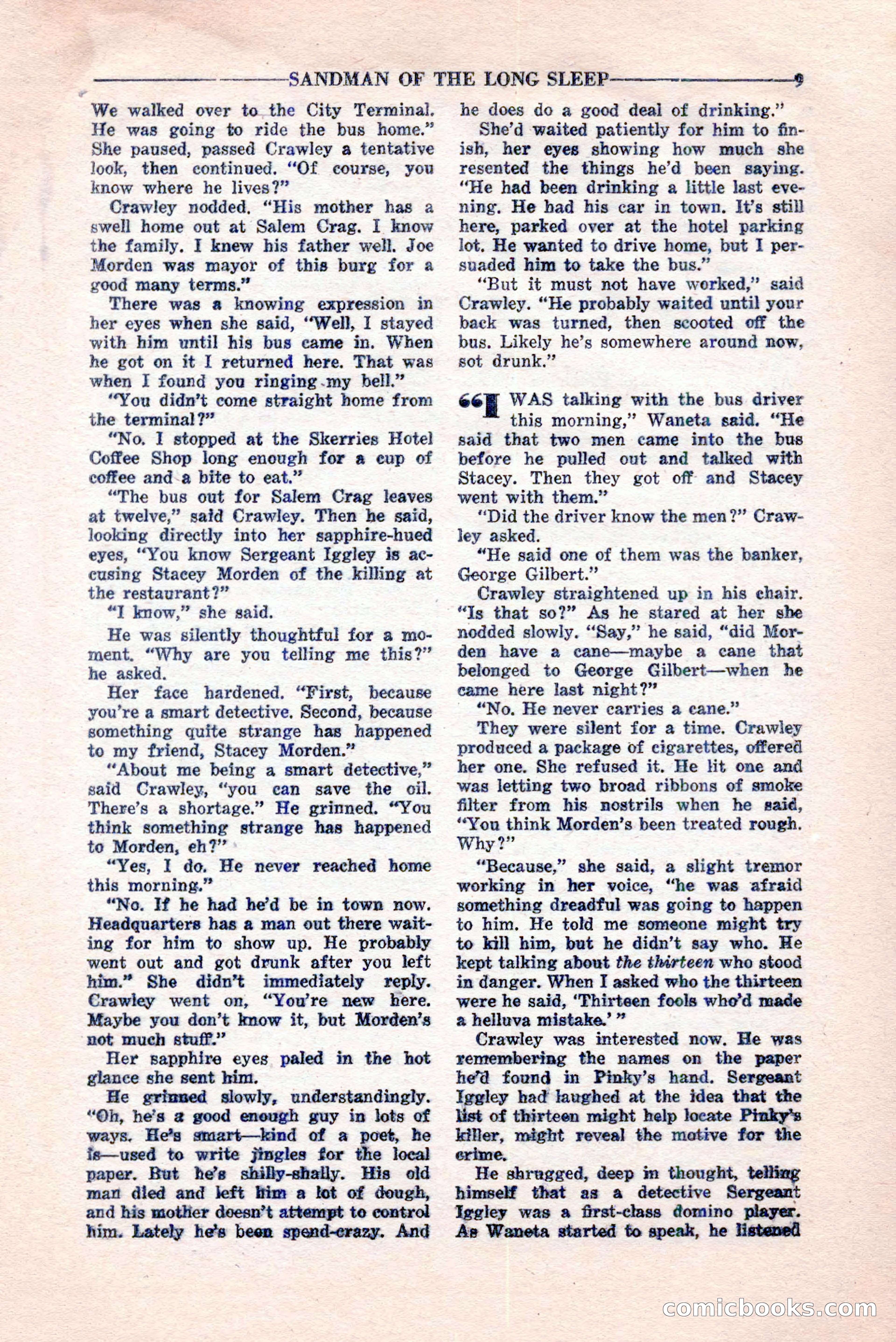 10-Story Detective, February 1946 — page 11 of 84