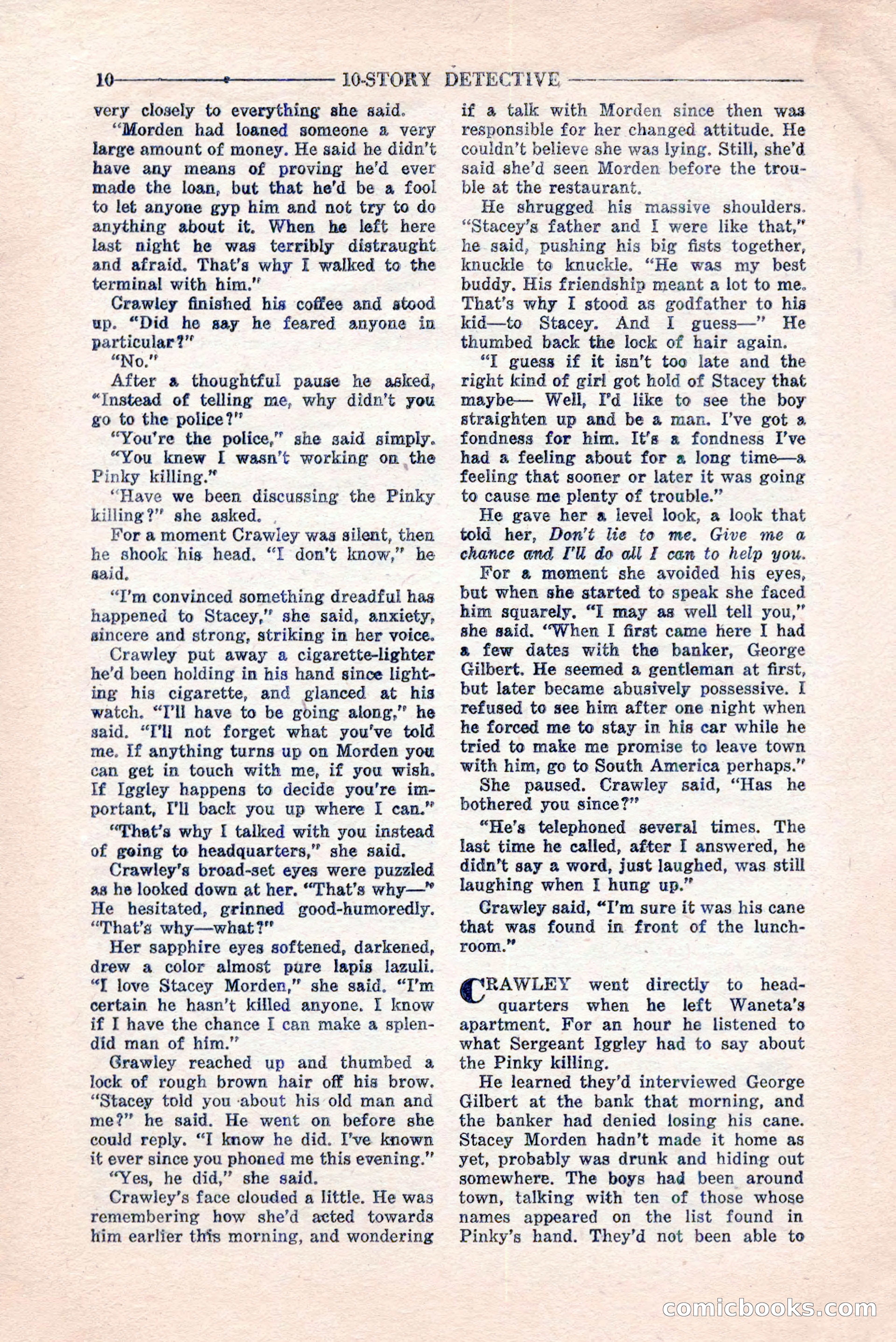 10-Story Detective, February 1946 — page 12 of 84