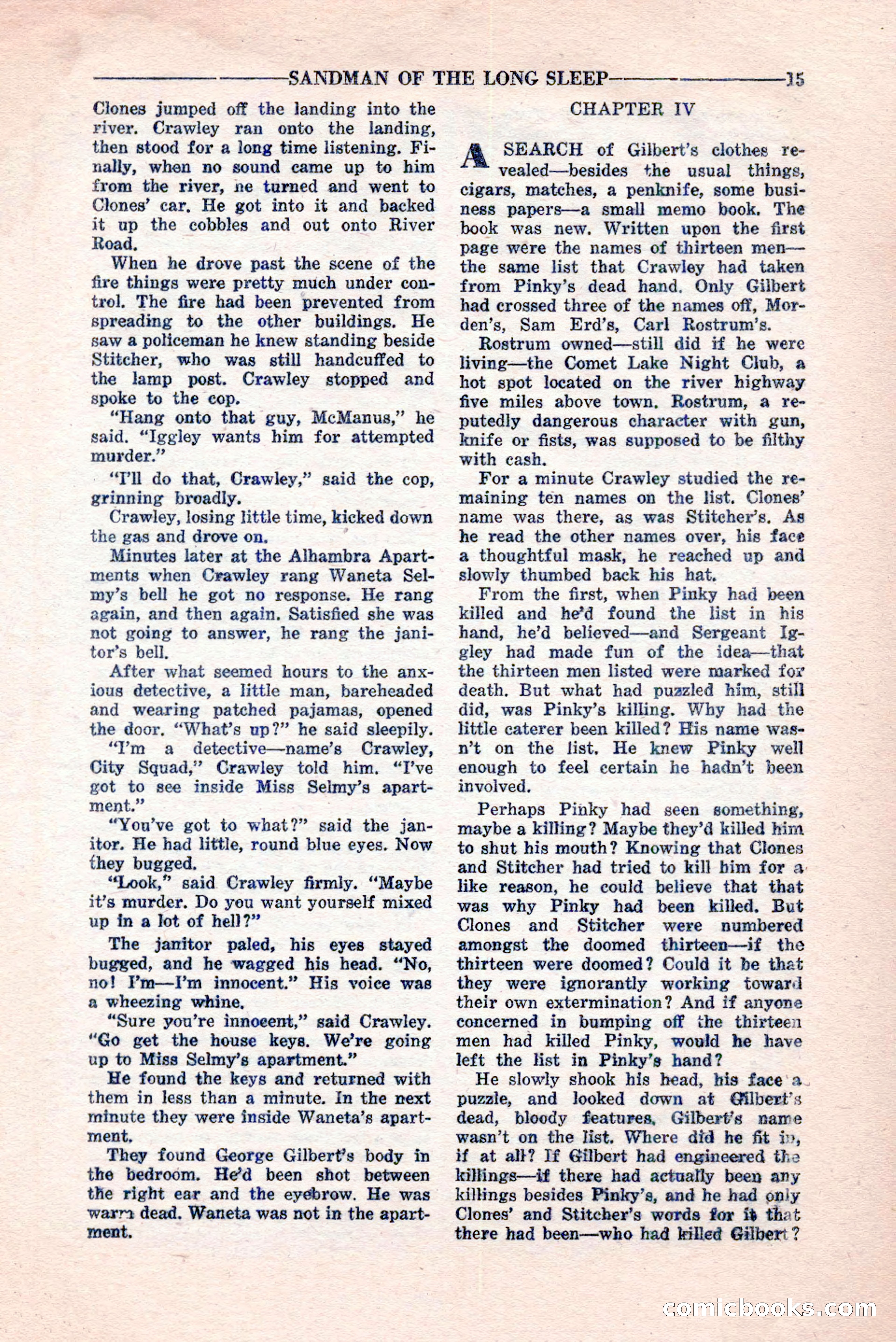 10-Story Detective, February 1946 — page 17 of 84