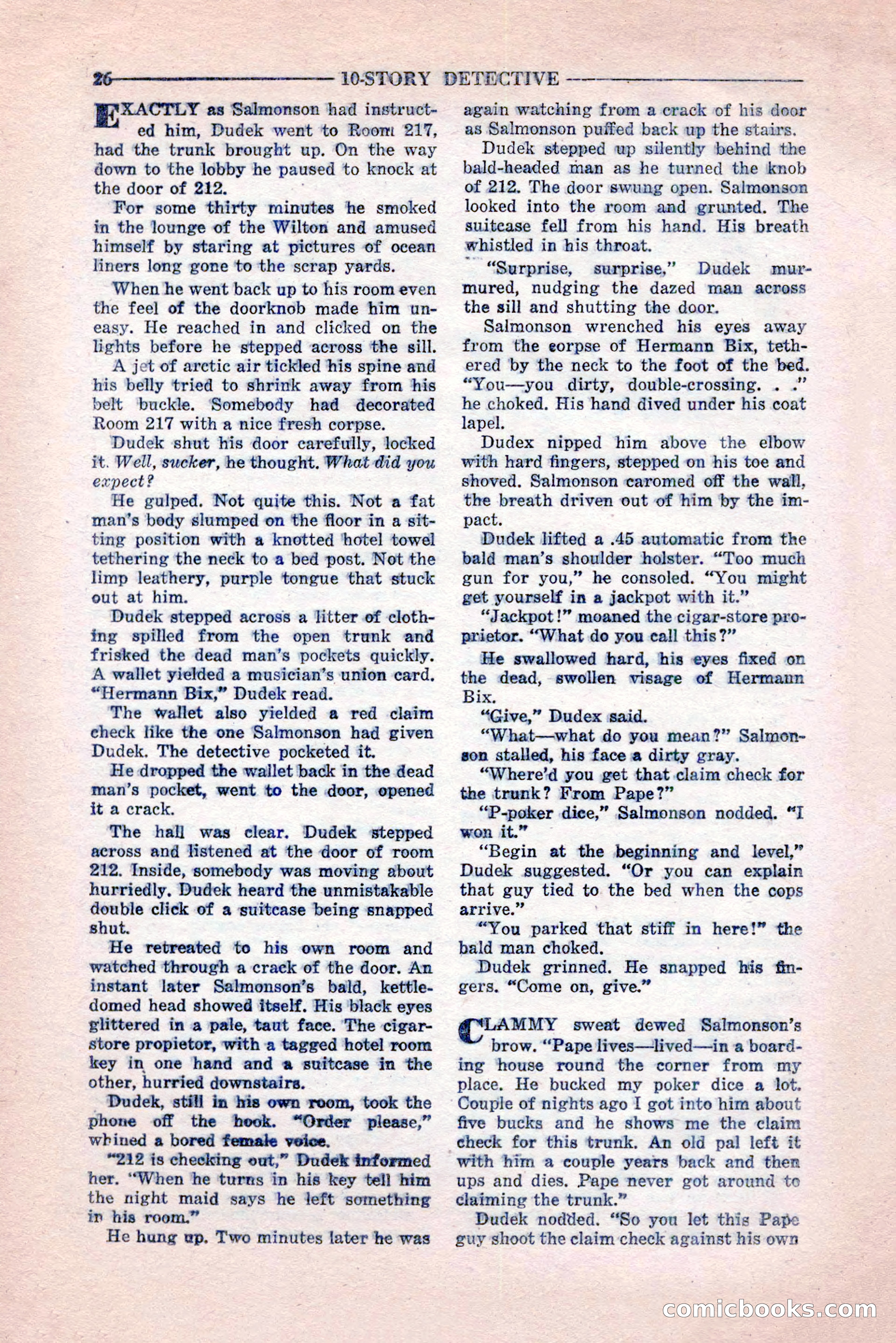 10-Story Detective, February 1946 — page 28 of 84