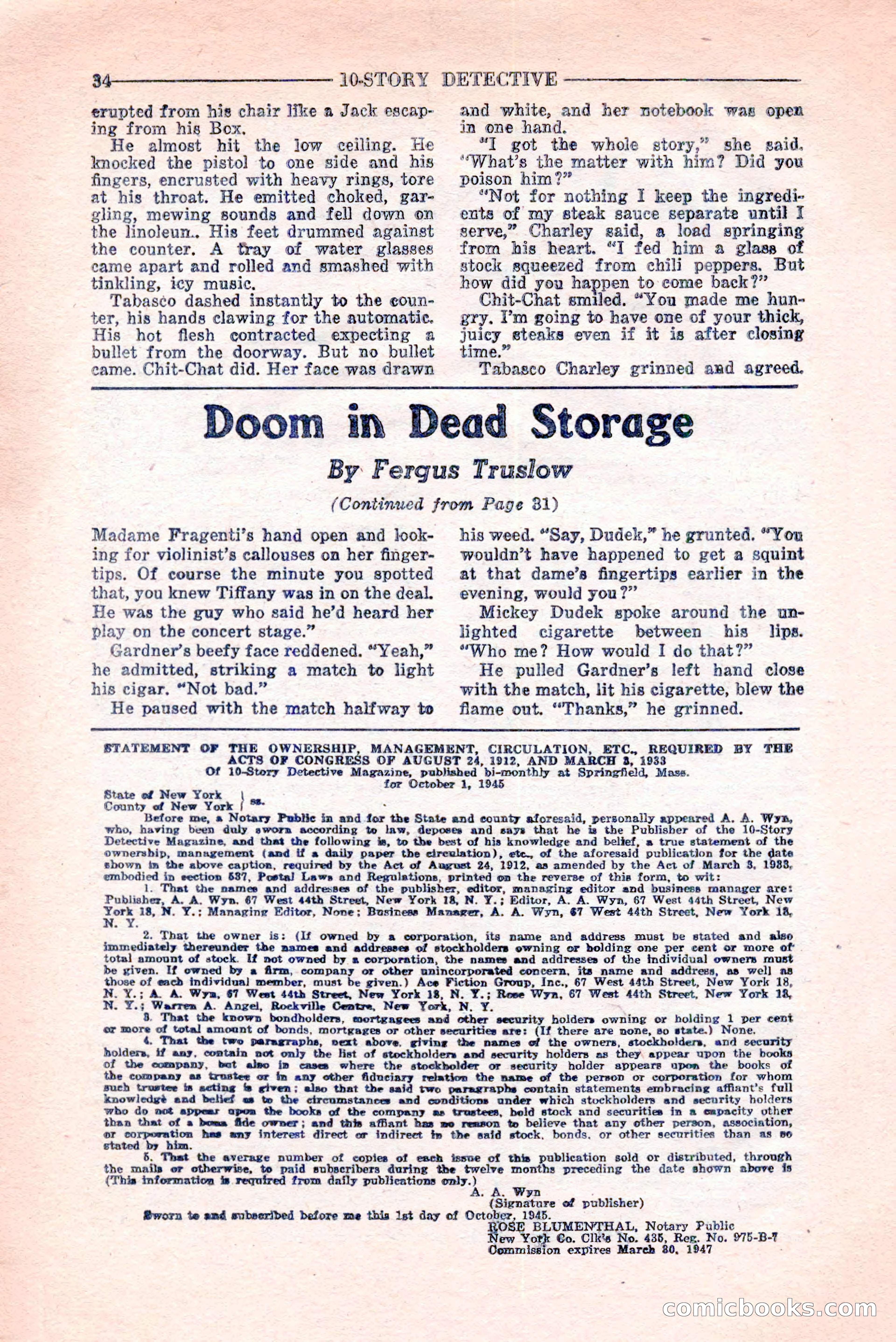 10-Story Detective, February 1946 — page 36 of 84