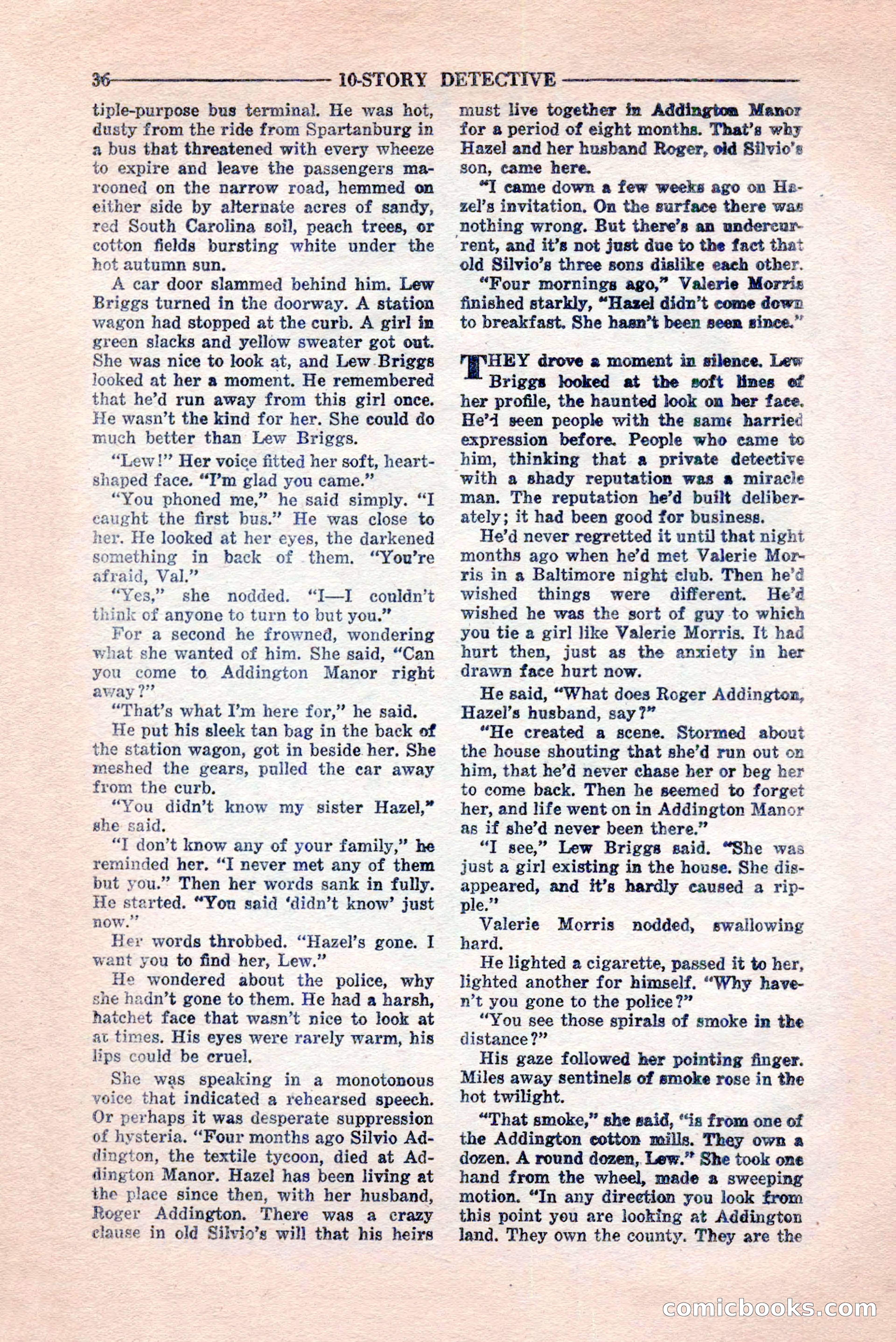 10-Story Detective, February 1946 — page 38 of 84