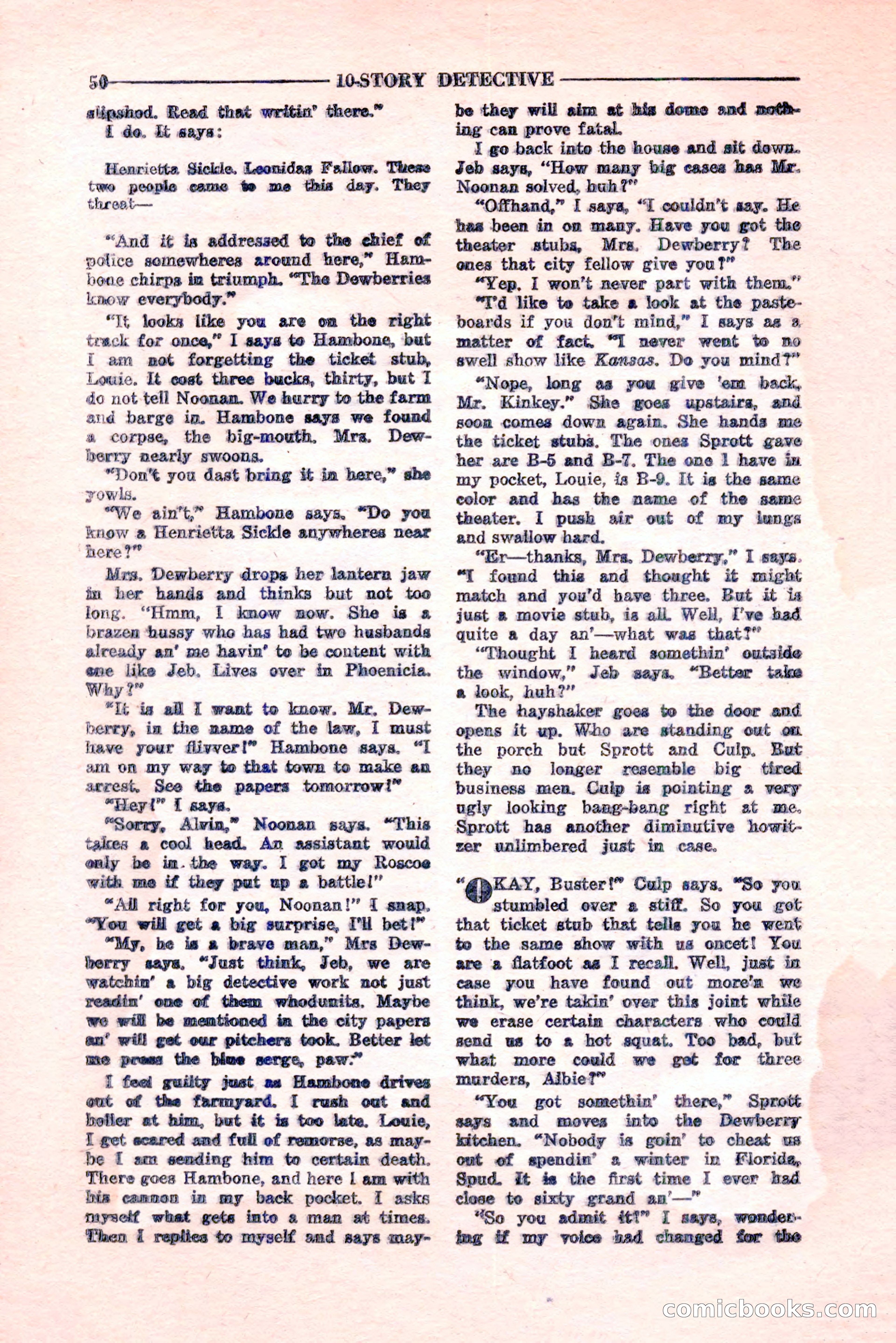 10-Story Detective, February 1946 — page 52 of 84