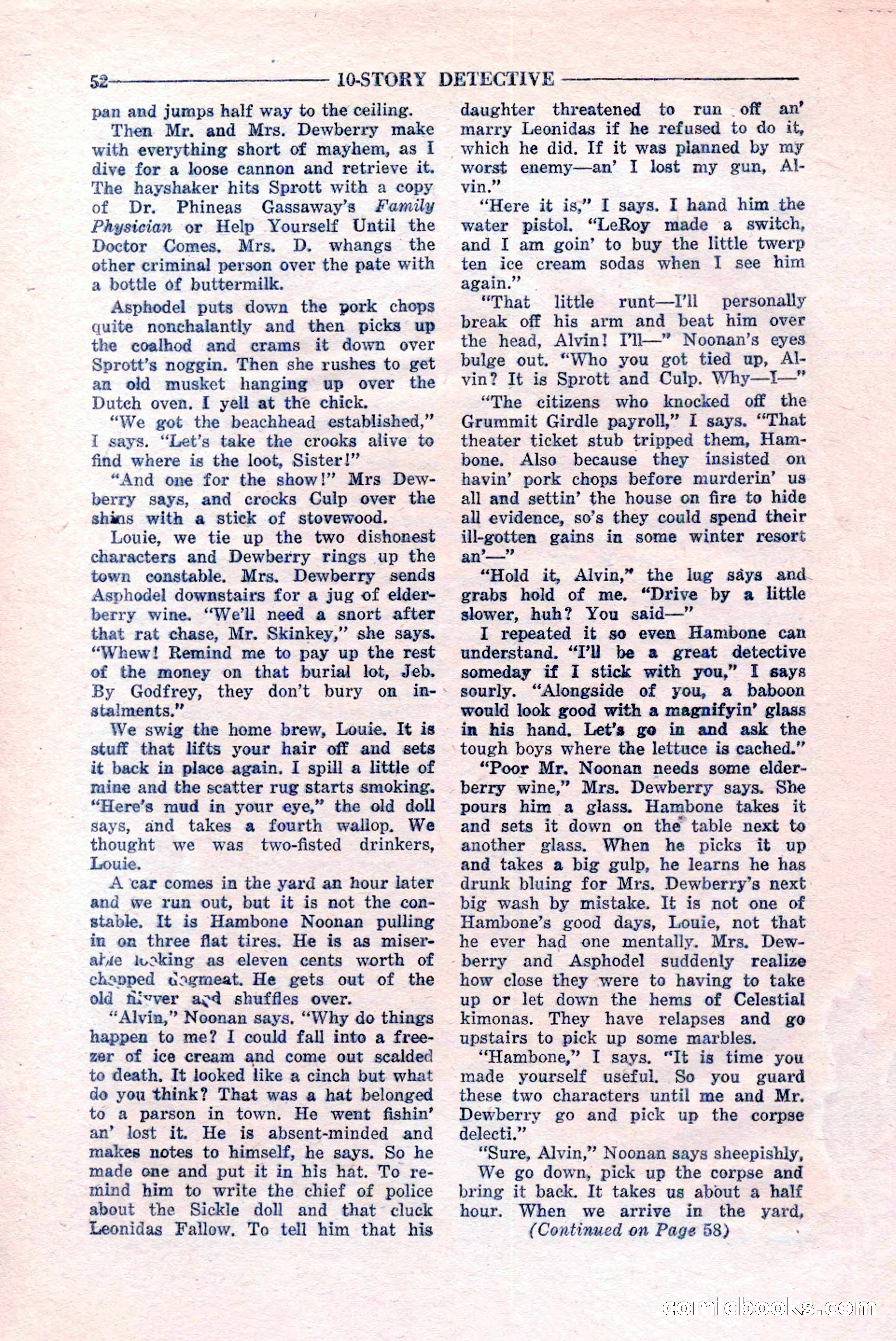 10-Story Detective, February 1946 — page 54 of 84