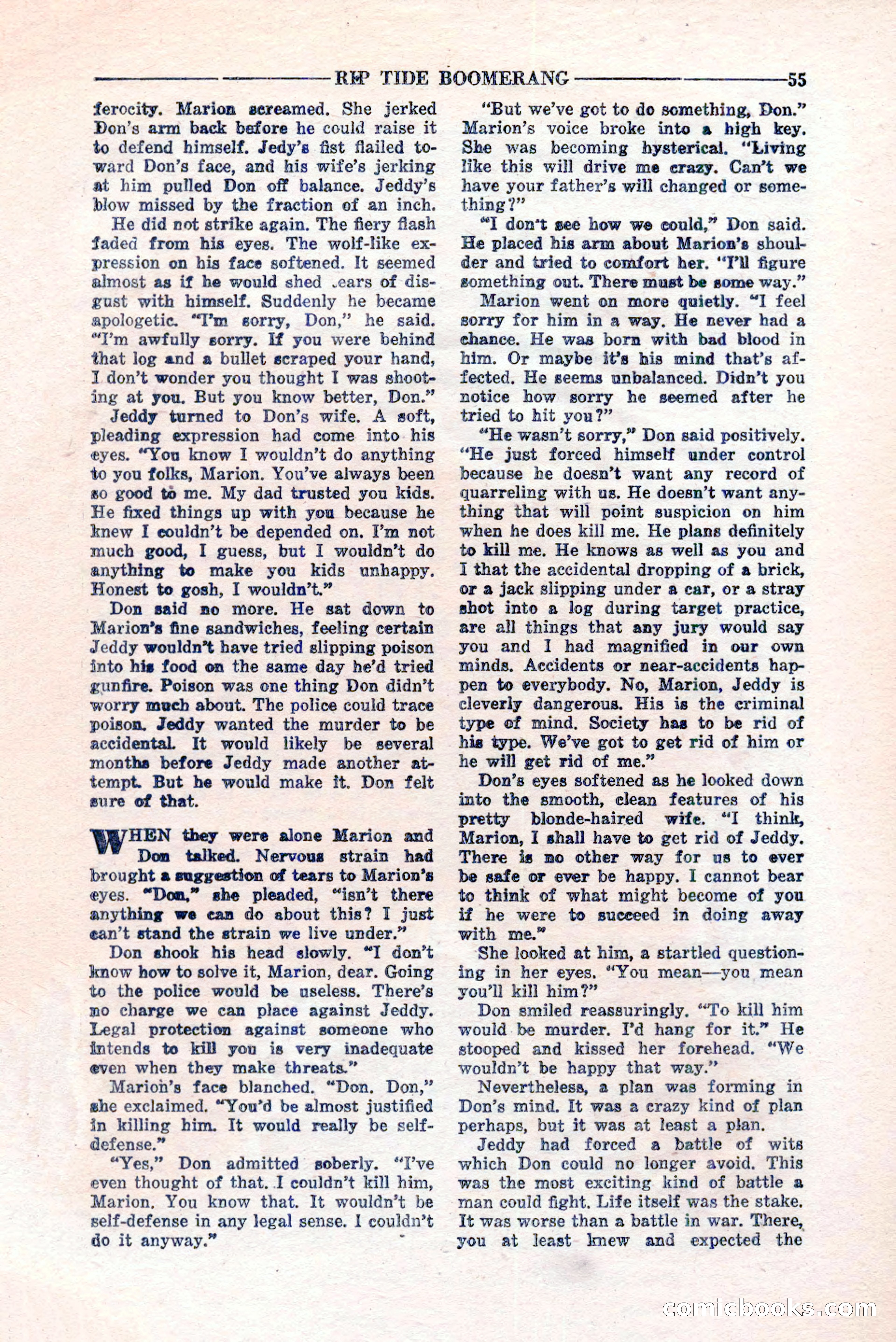 10-Story Detective, February 1946 — page 57 of 84