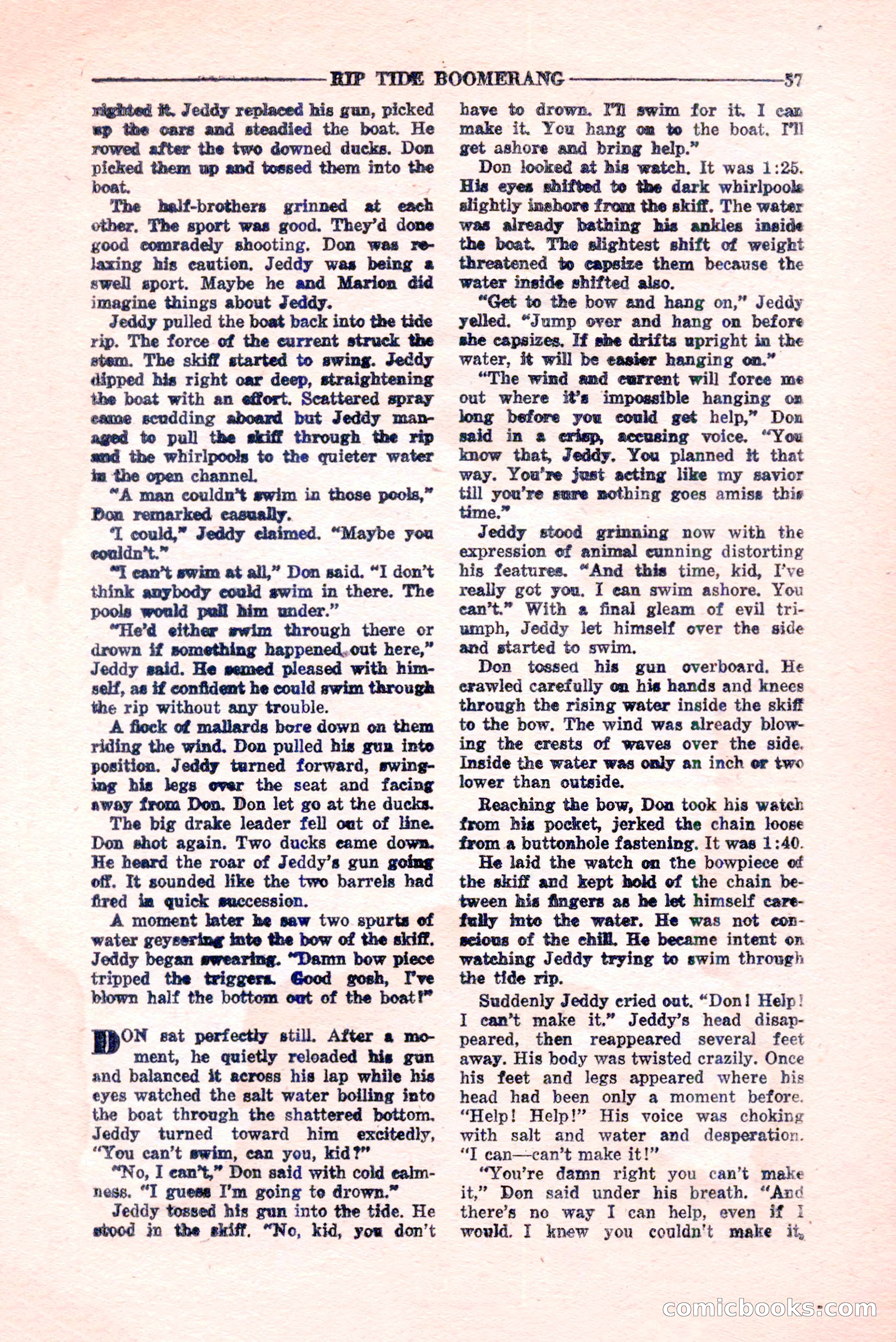 10-Story Detective, February 1946 — page 59 of 84