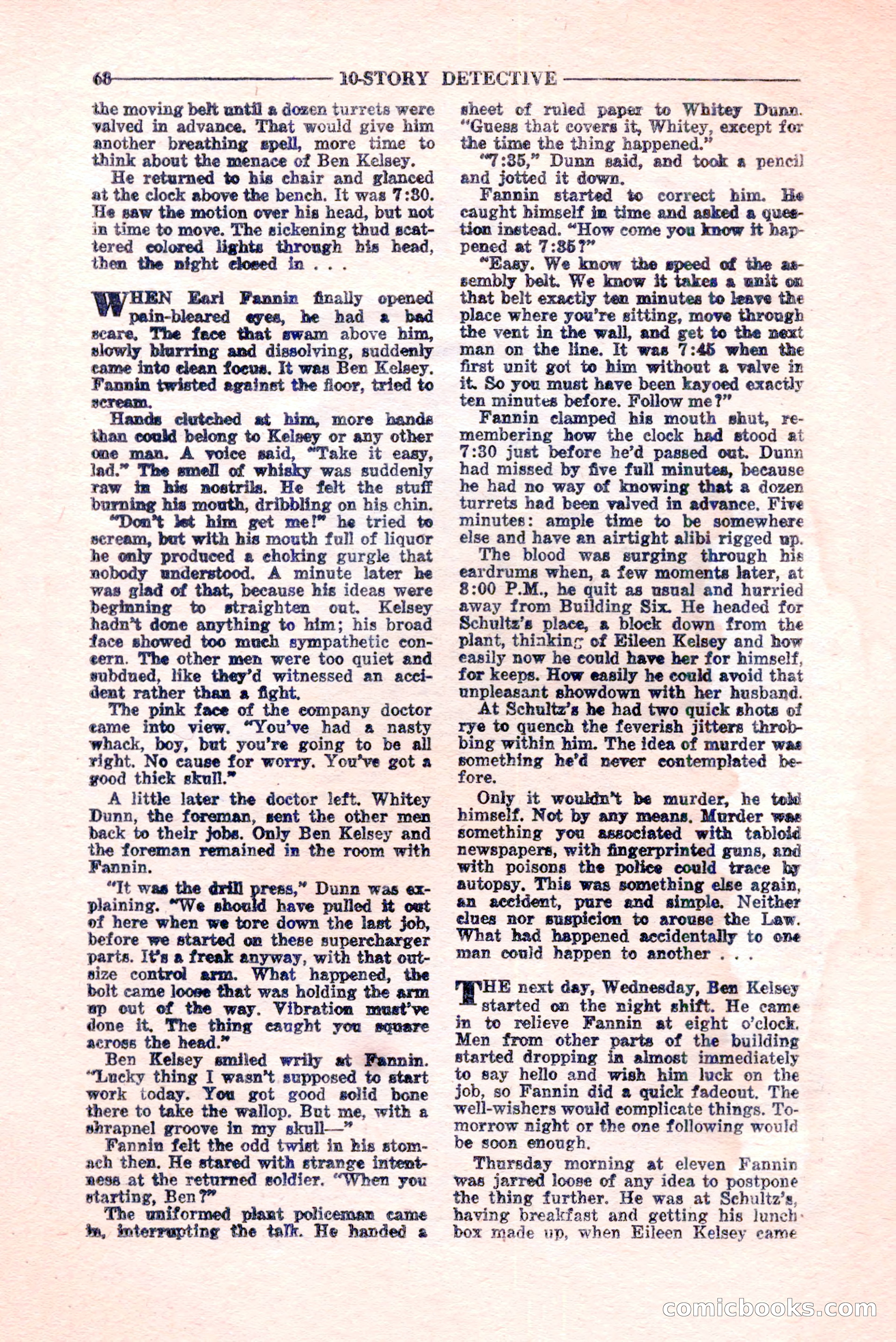 10-Story Detective, February 1946 — page 70 of 84